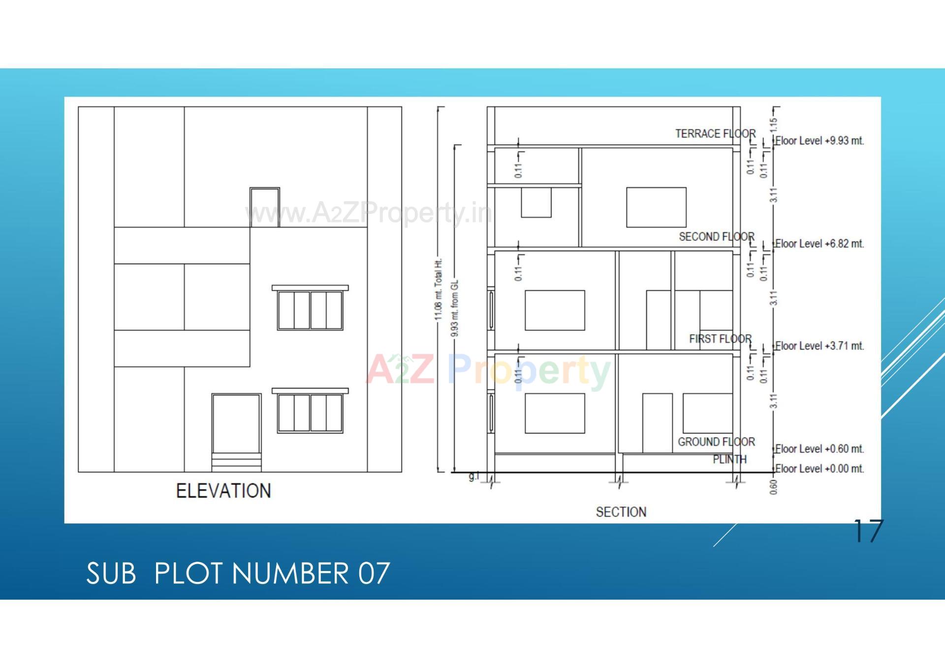 Layout of real estate project Shri Ram Elegance located at Anand, Anand, Gujarat
