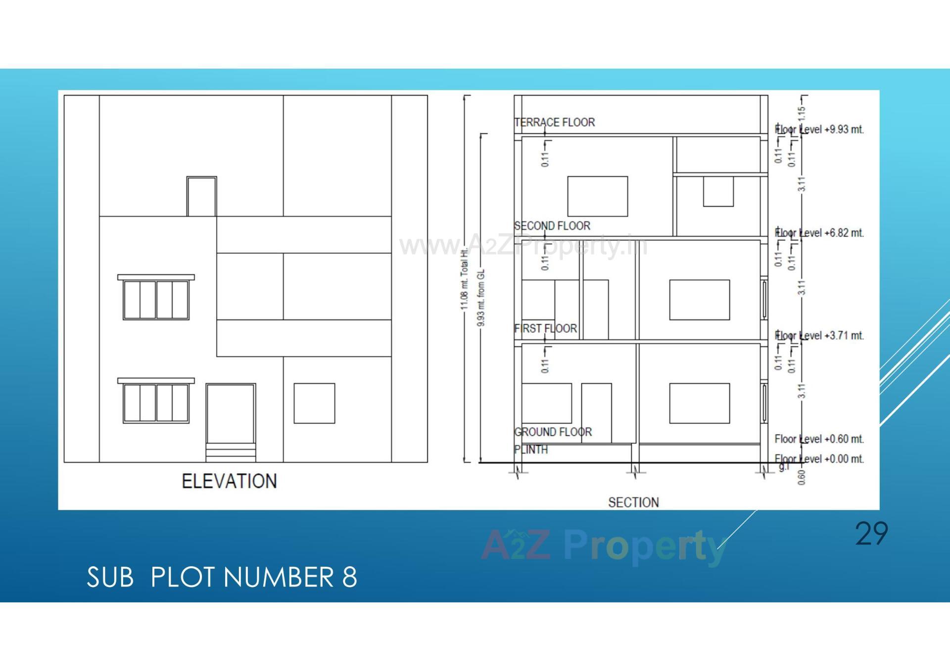 Layout of real estate project Shri Ram Elegance located at Anand, Anand, Gujarat