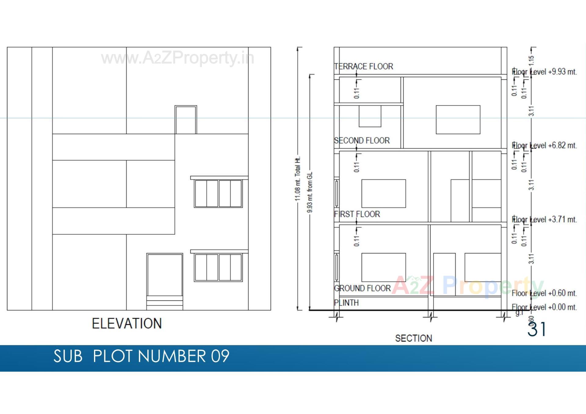 Layout of real estate project Shri Ram Elegance located at Anand, Anand, Gujarat