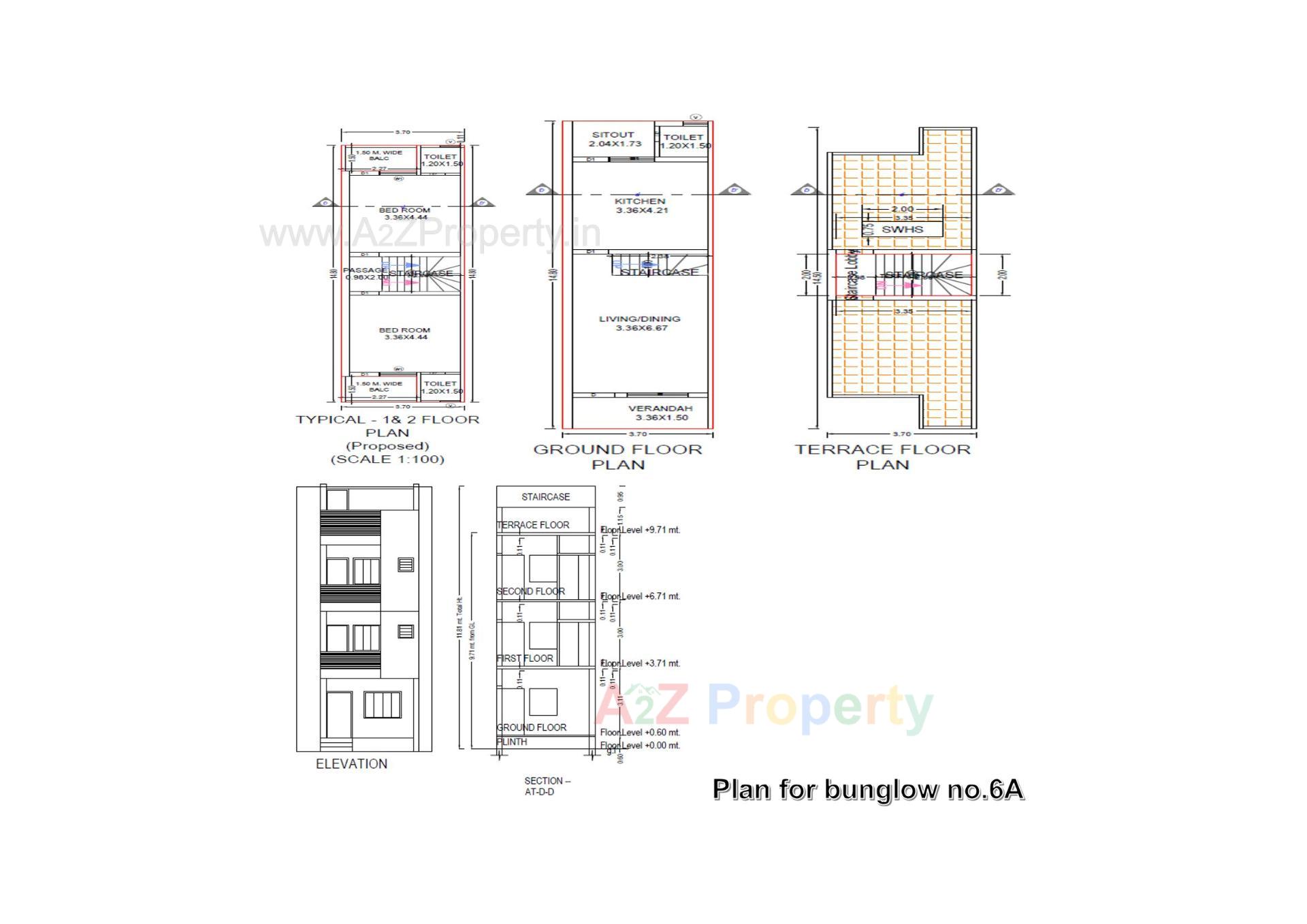 Layout of real estate project Shri Ram Villa located at Karamsad, Anand, Gujarat