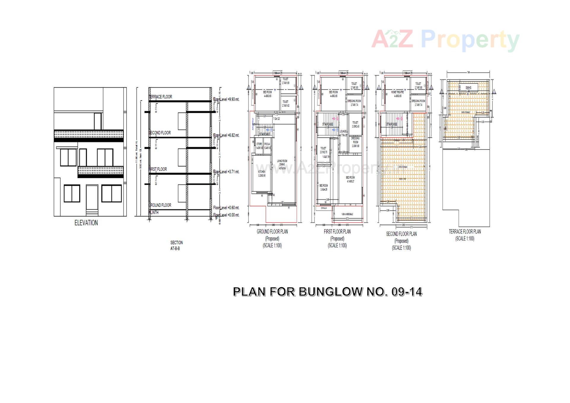 Layout of real estate project Shri Ram Villa located at Karamsad, Anand, Gujarat