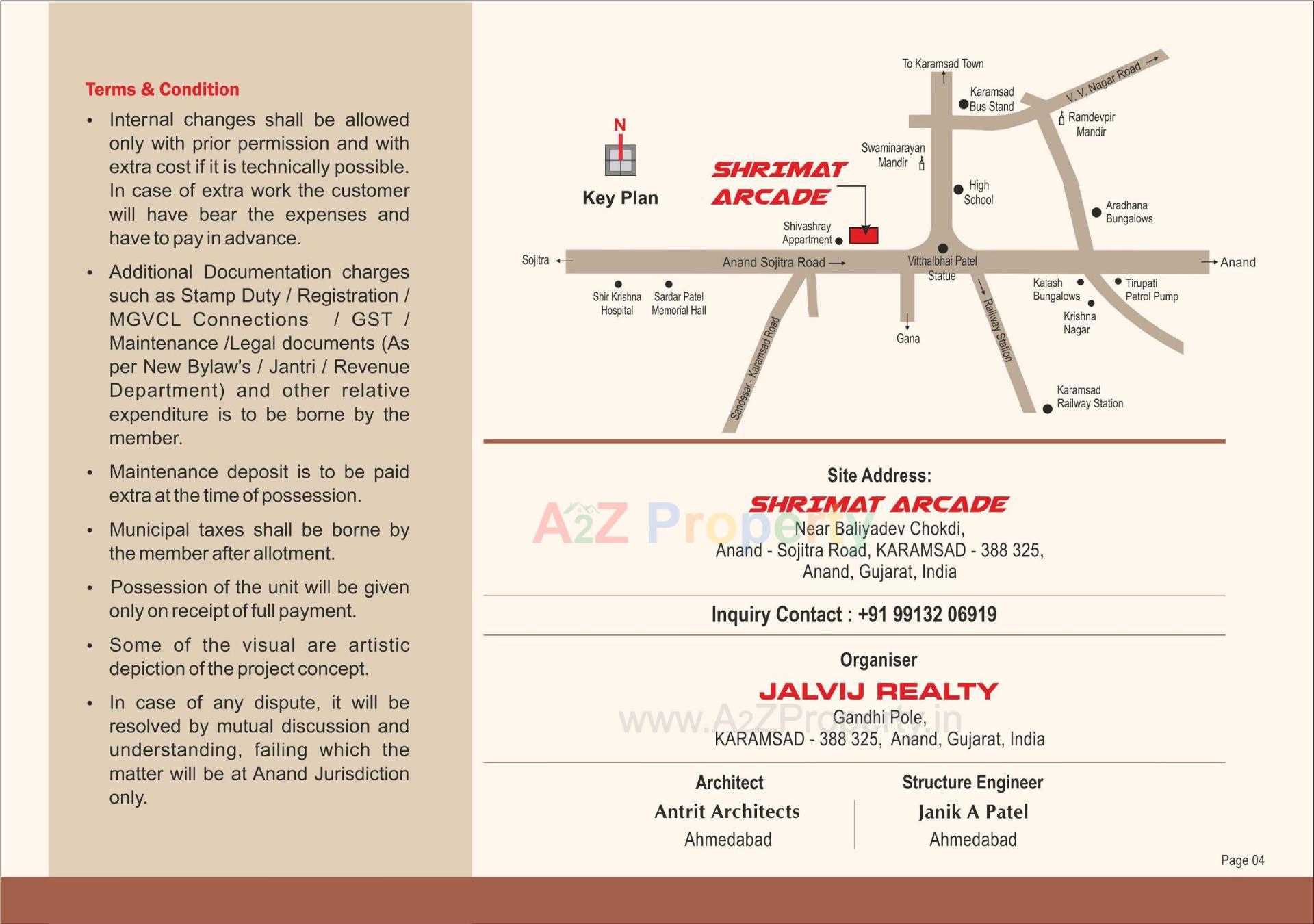  of real estate project Shrimat Arcade located at Karamsad, Anand, Gujarat