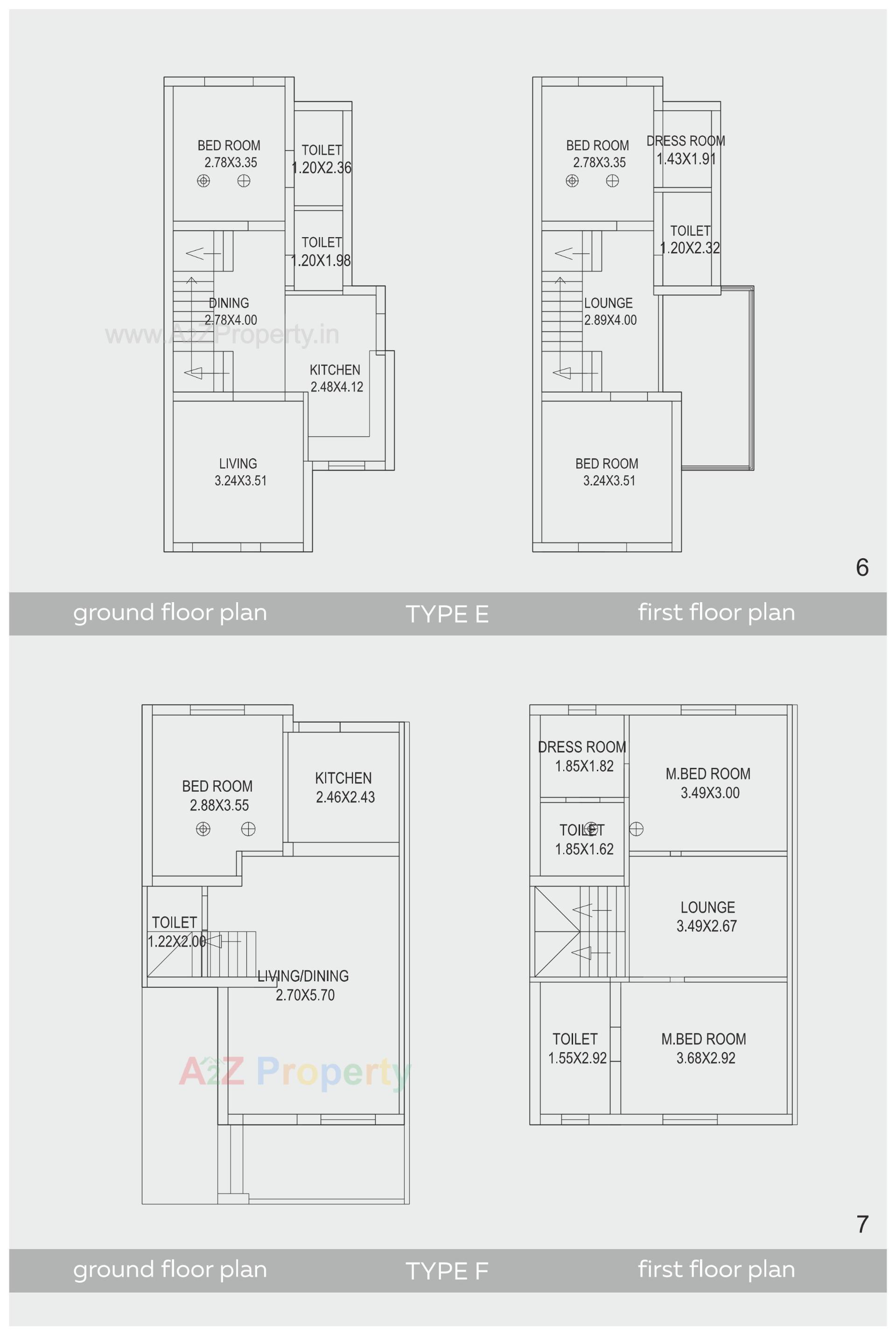 Layout of real estate project Shyam Residency located at Karamsad, Anand, Gujarat