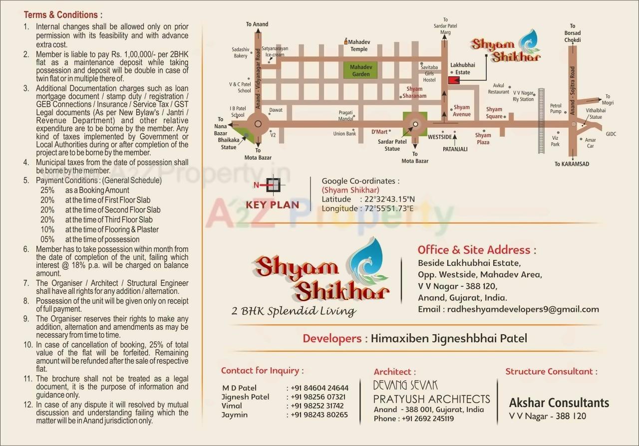  of real estate project Shyam Shikhar located at V-v-nagar, Anand, Gujarat