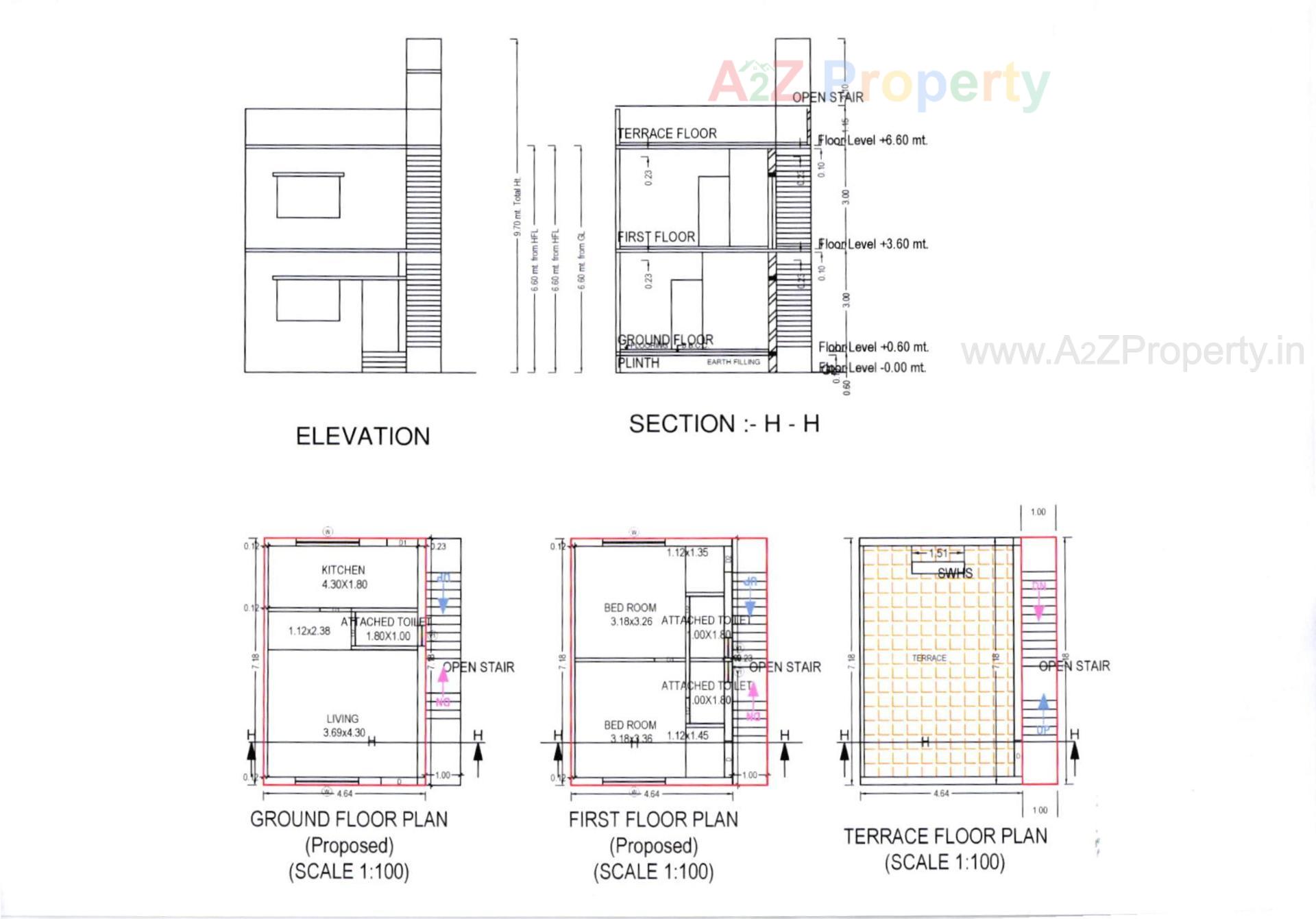 Layout of real estate project Siddhi Vinayak Bungalows located at Anand, Anand, Gujarat