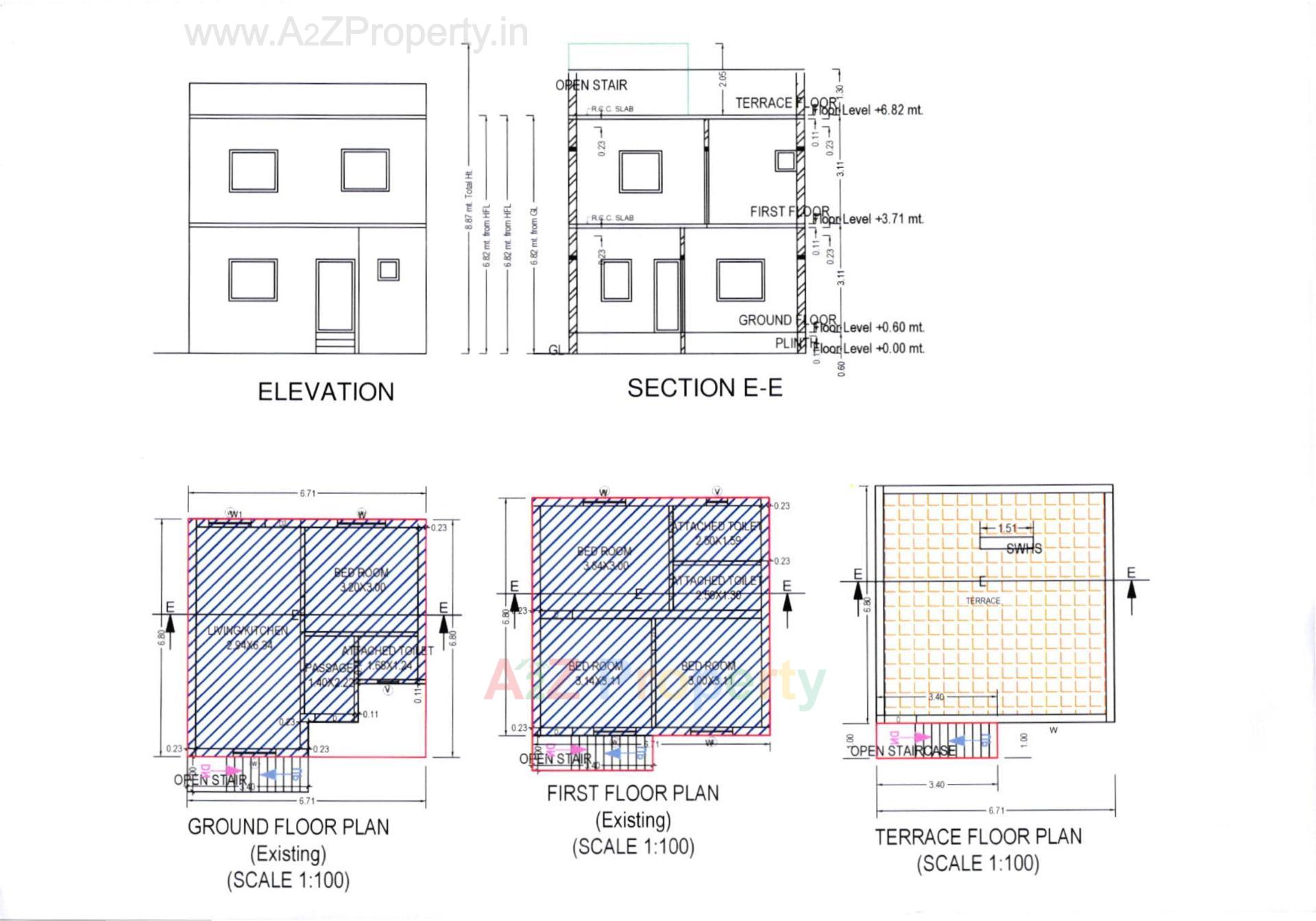 Layout of real estate project Siddhi Vinayak Bungalows located at Anand, Anand, Gujarat