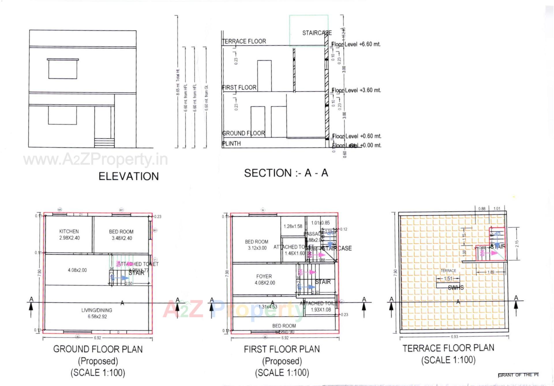 Layout of real estate project Siddhi Vinayak Bungalows located at Anand, Anand, Gujarat
