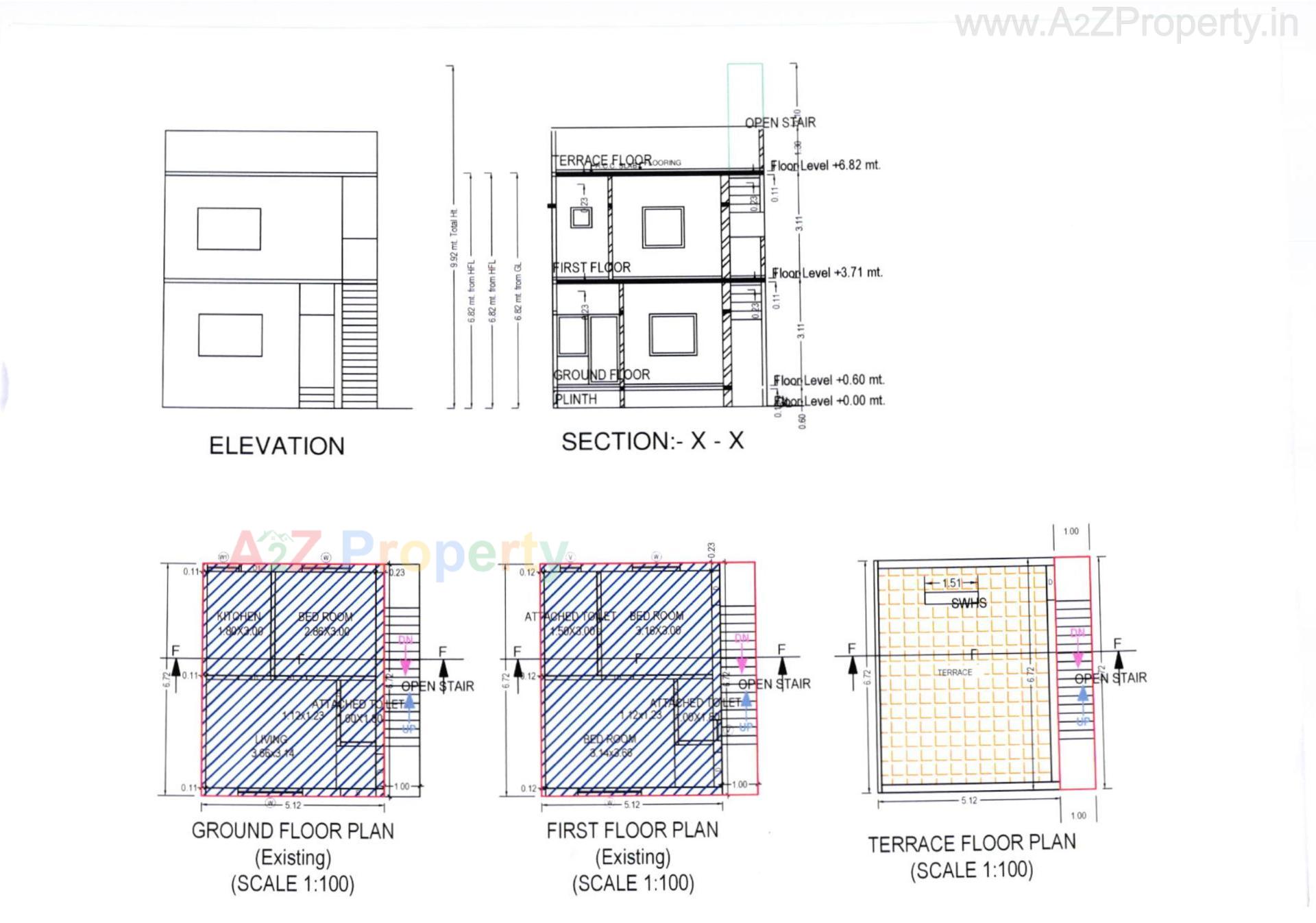 Layout of real estate project Siddhi Vinayak Bungalows located at Anand, Anand, Gujarat