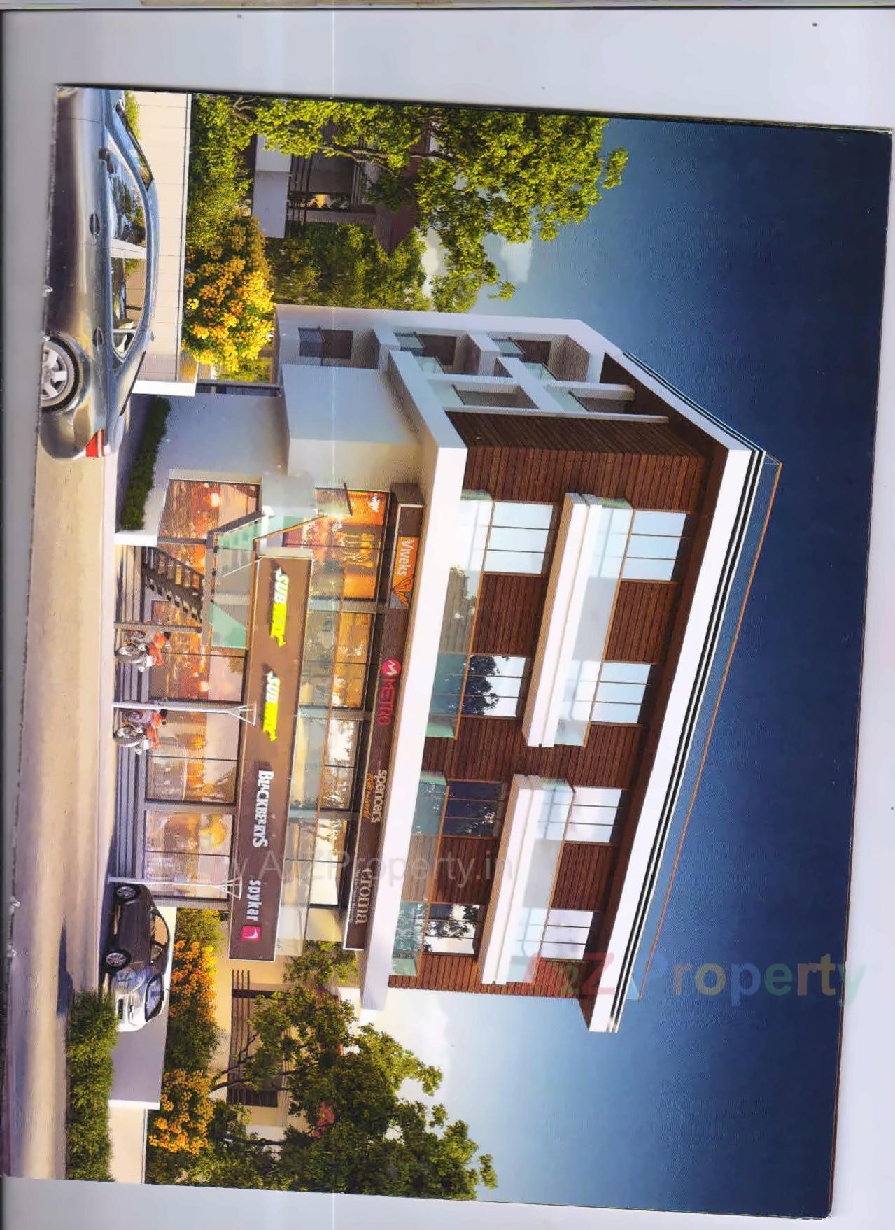 3D Elevation of real estate project Square One located at Vallabh-vidhyanagar, Anand, Gujarat