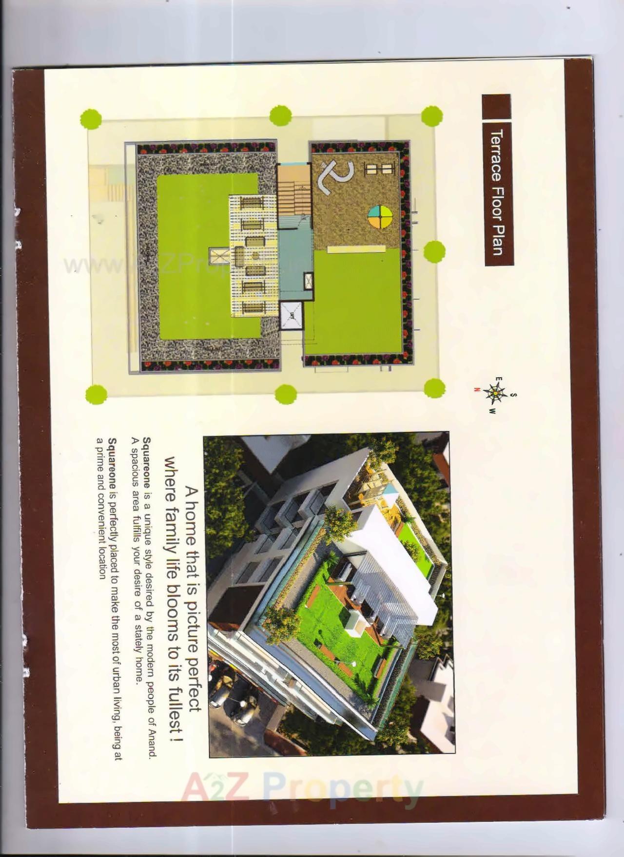 Layout of real estate project Square One located at Vallabh-vidhyanagar, Anand, Gujarat