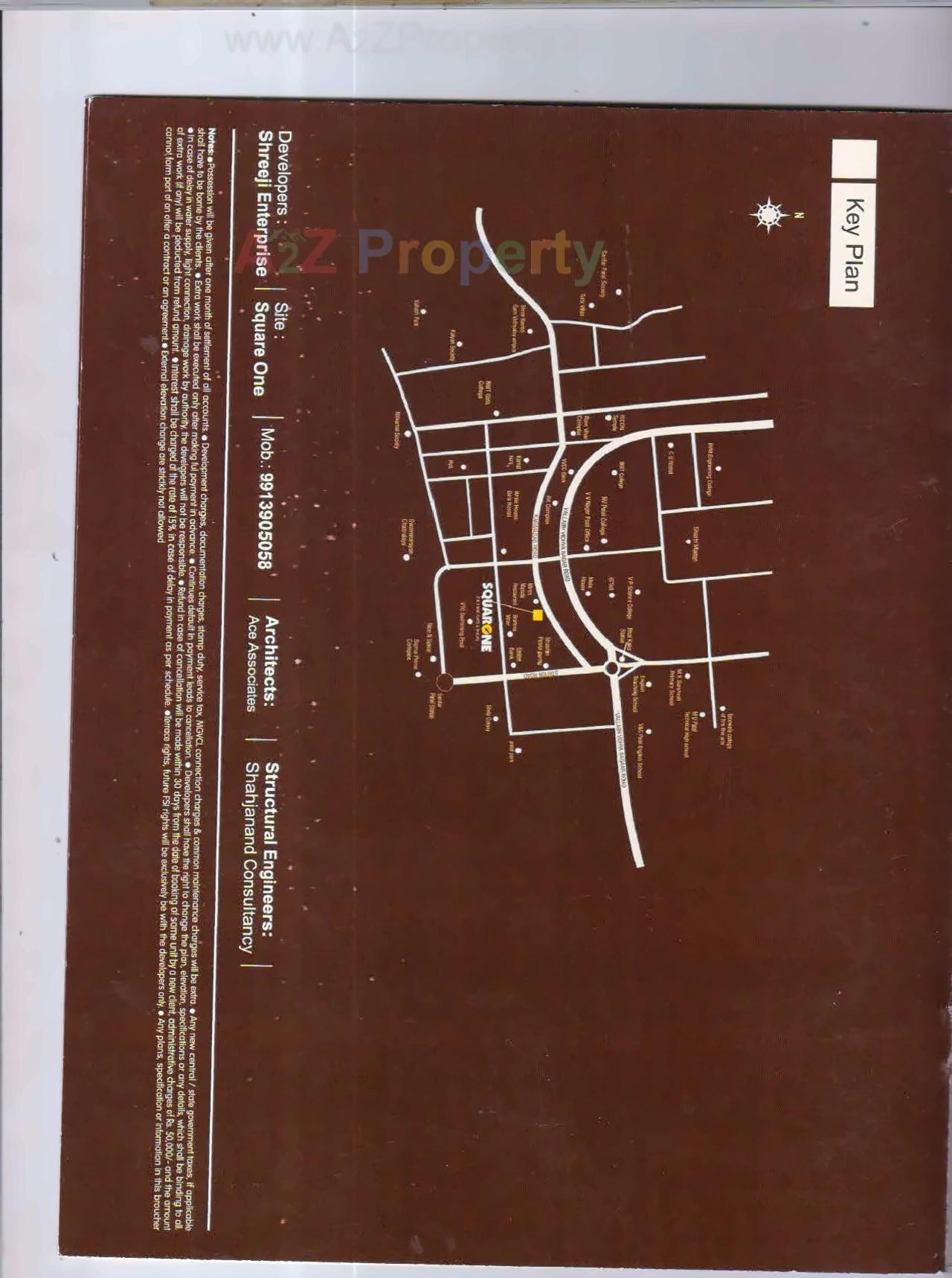  of real estate project Square One located at Vallabh-vidhyanagar, Anand, Gujarat