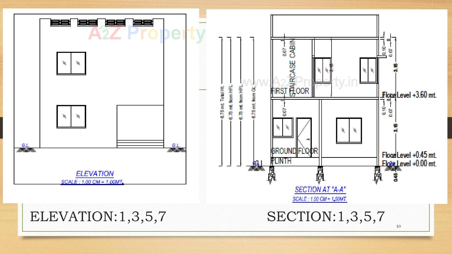Layout of real estate project Sthapatya located at Anand, Anand, Gujarat