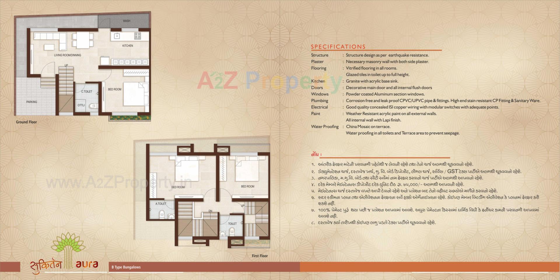 Layout of real estate project Sukirtan Aura located at Anand, Anand, Gujarat