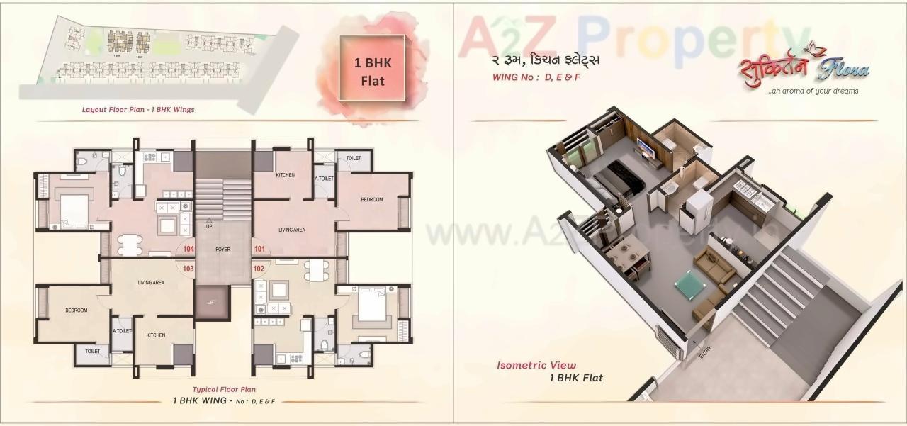 Layout of real estate project Sukirtan Flora located at Karamsad, Anand, Gujarat