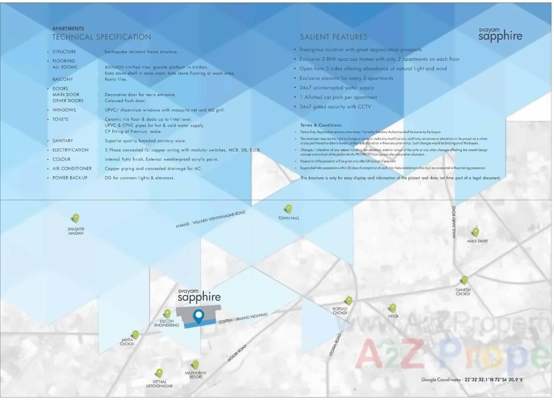  of real estate project Svayam Symphony   Svayam Sapphire located at Karamsad, Anand, Gujarat