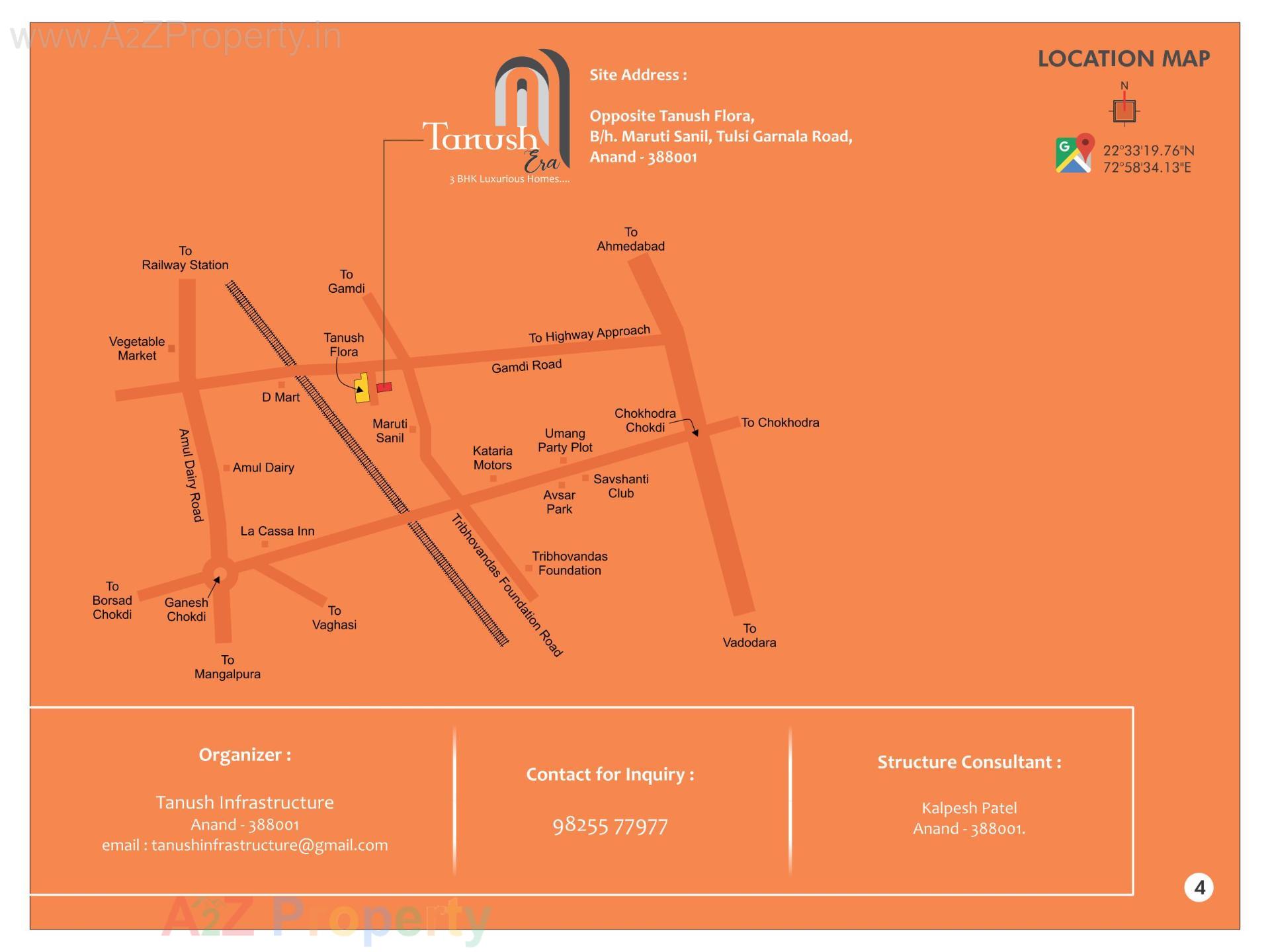  of real estate project Tanush Era located at Anand, Anand, Gujarat