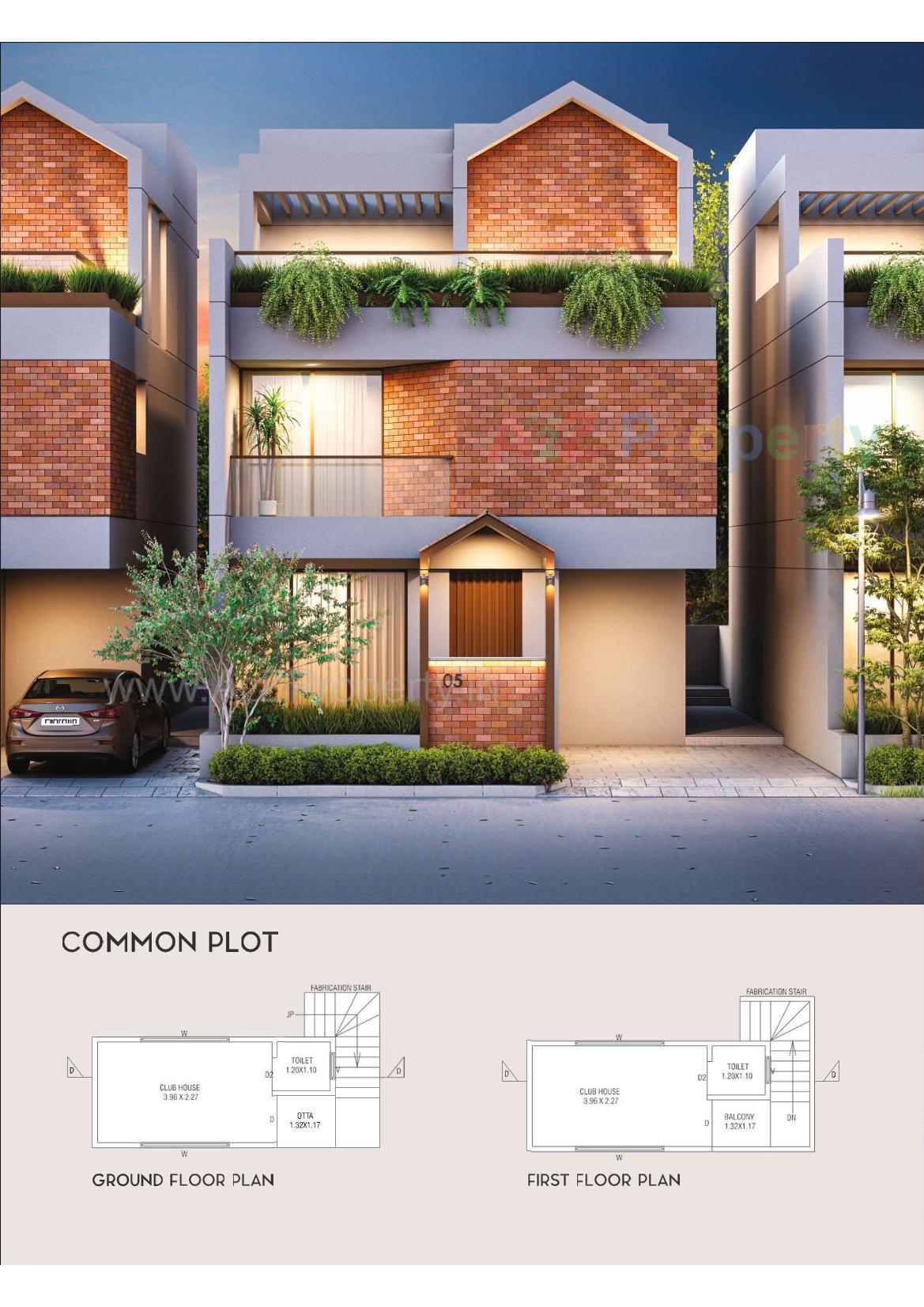 3D Elevation of real estate project Tulsi Ananta located at Bakrol, Anand, Gujarat