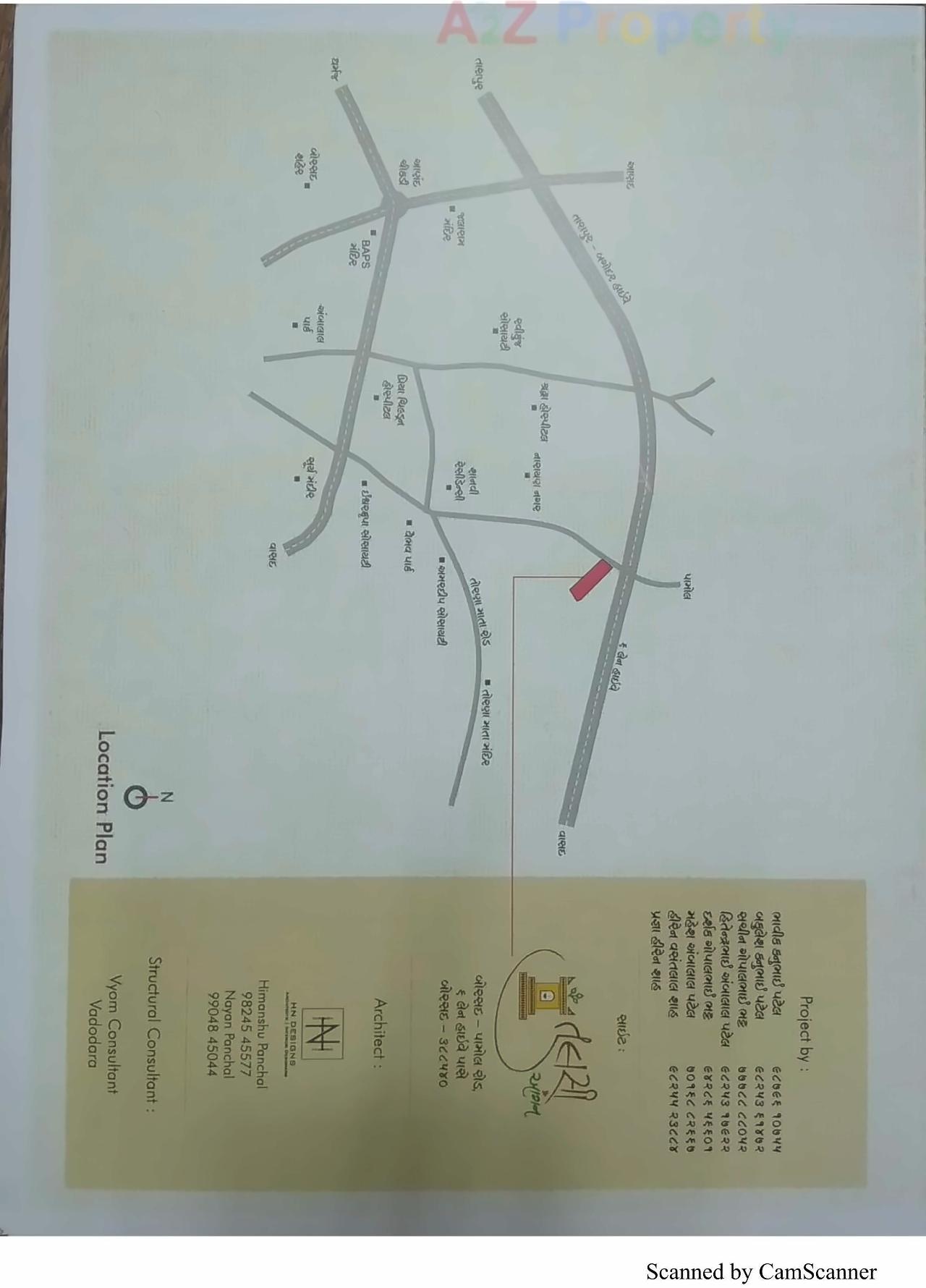  of real estate project Tulsi Angan located at Borsad, Anand, Gujarat