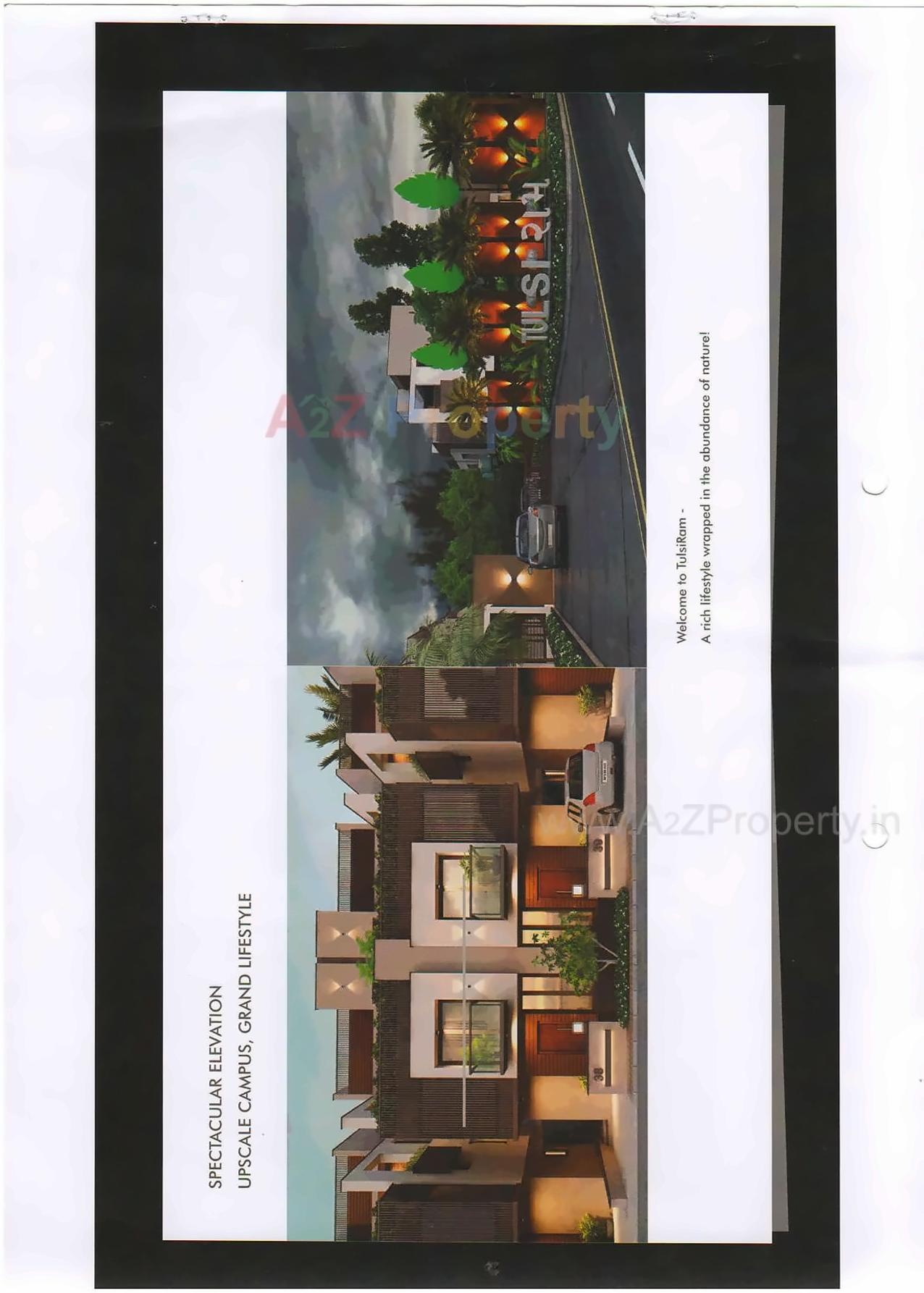 3D Elevation of real estate project Tulsi Ram located at Bakrol, Anand, Gujarat