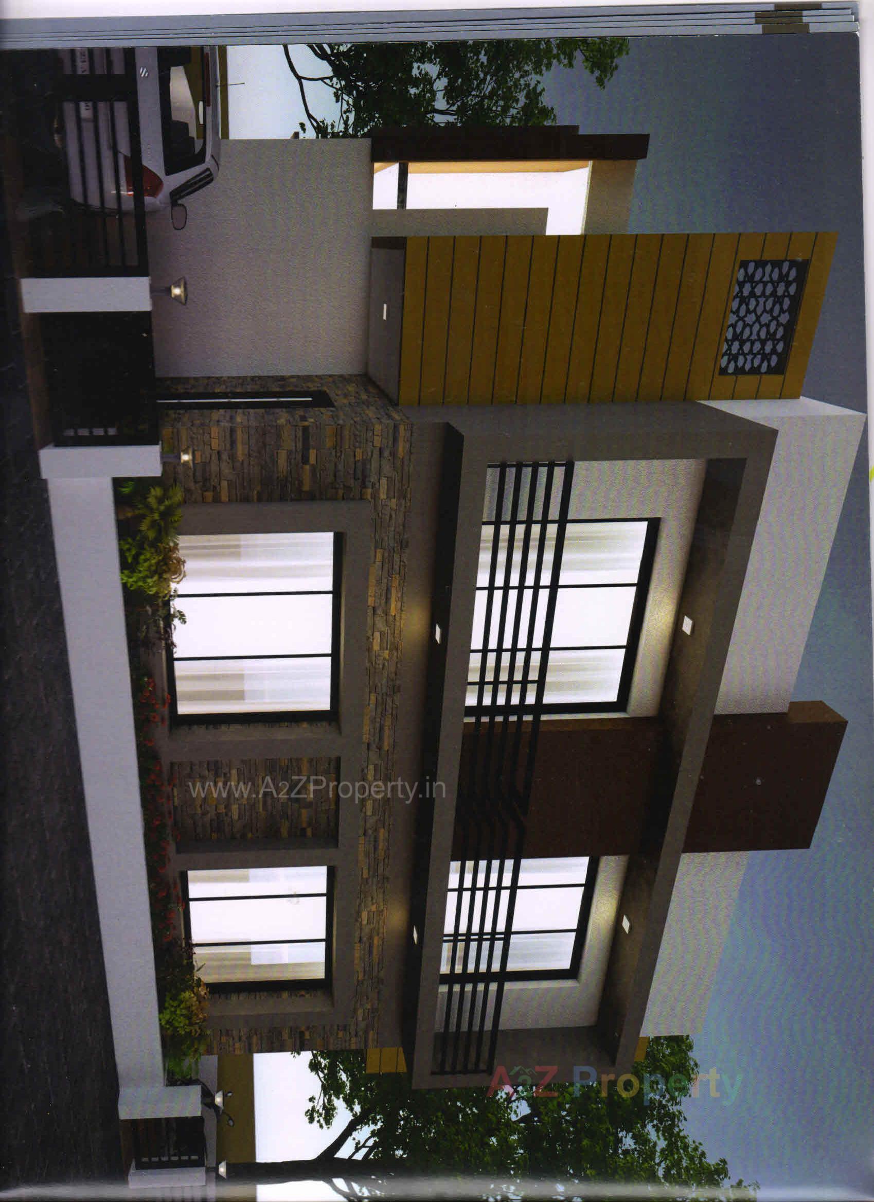 Layout of real estate project Tulsi Residency located at Umreth, Anand, Gujarat