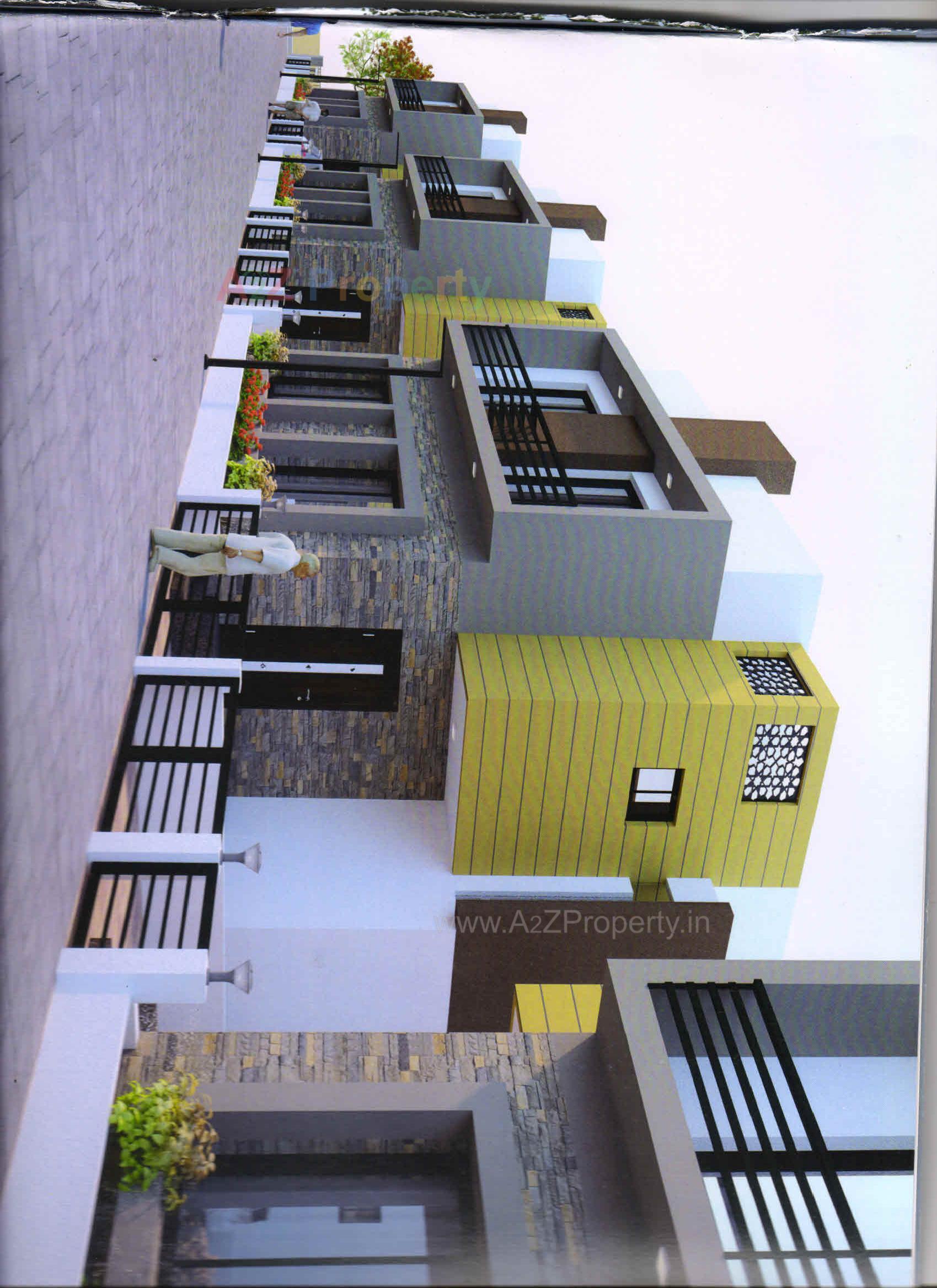 Layout of real estate project Tulsi Residency located at Umreth, Anand, Gujarat