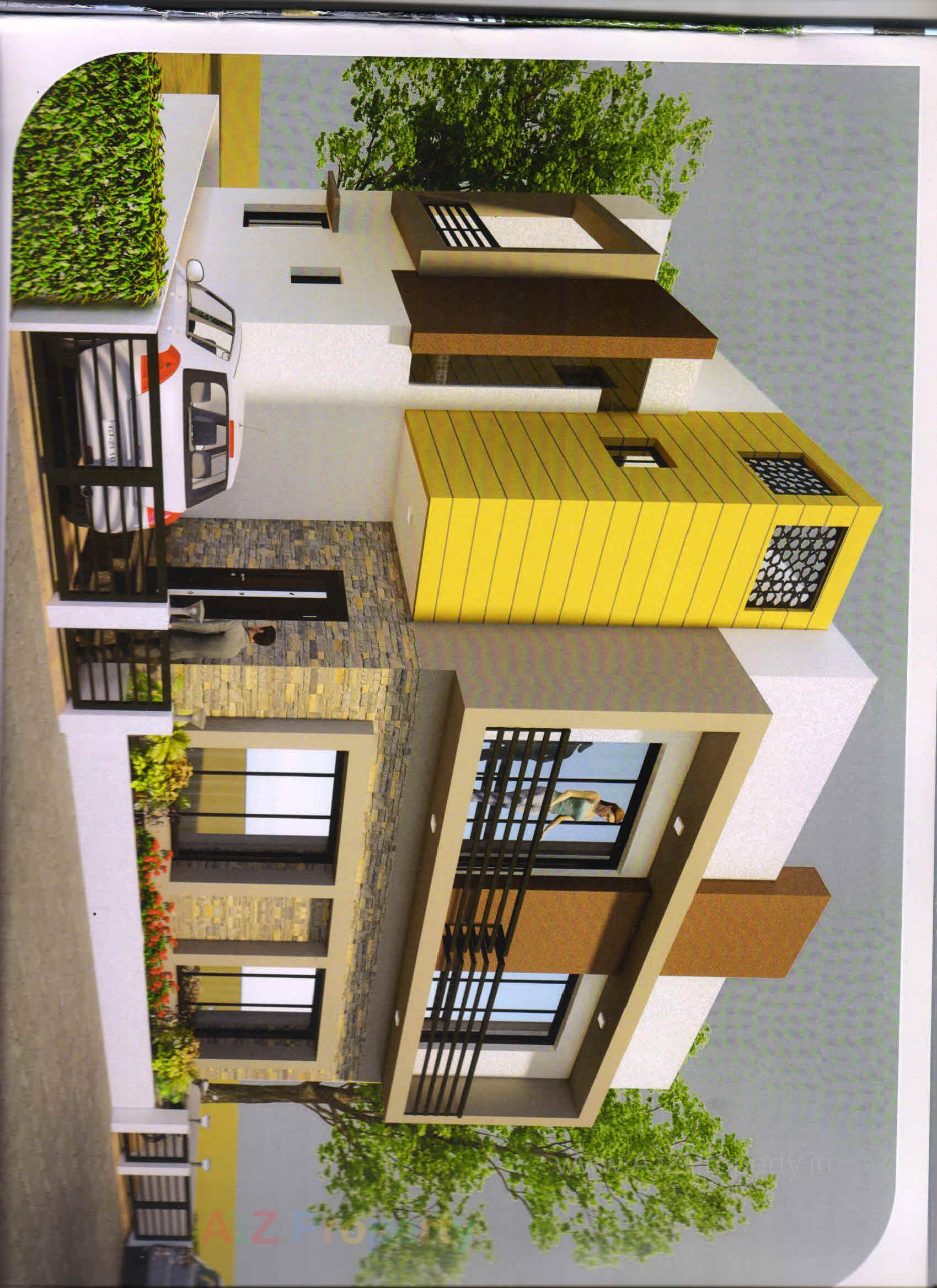 Layout of real estate project Tulsi Residency located at Umreth, Anand, Gujarat