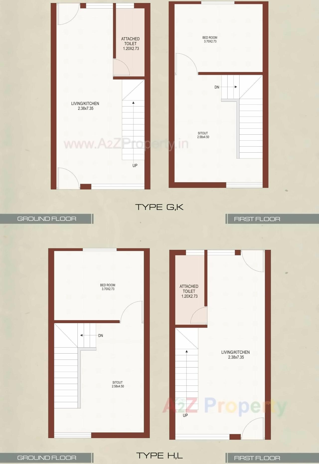 Layout of real estate project Utsav Park located at Umreth, Anand, Gujarat