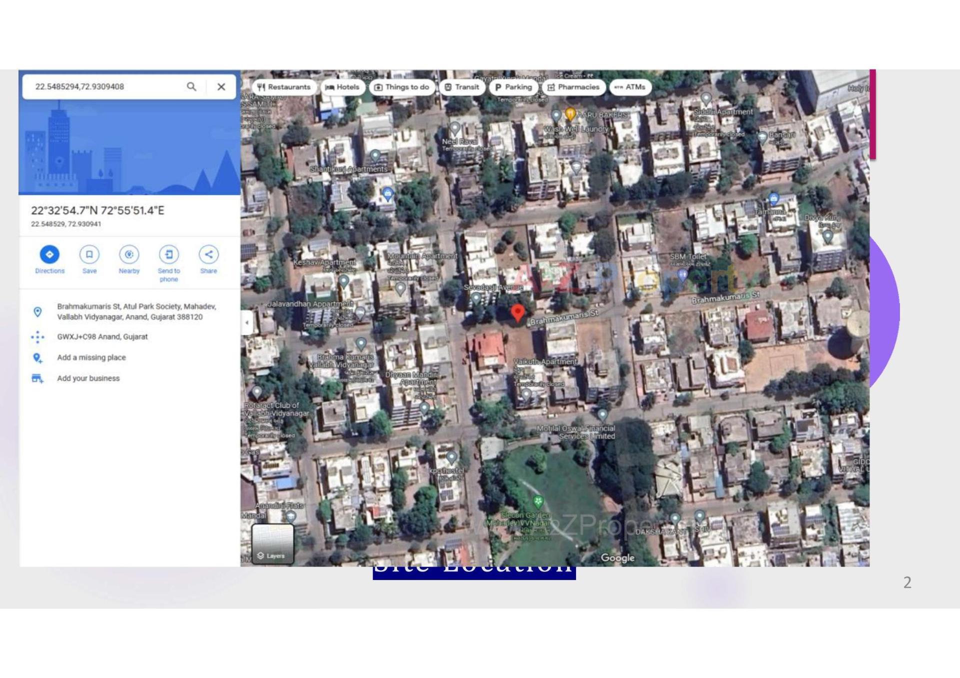  of real estate project Vaishnavi Elegance located at Vallabh-vidhyanagar, Anand, Gujarat