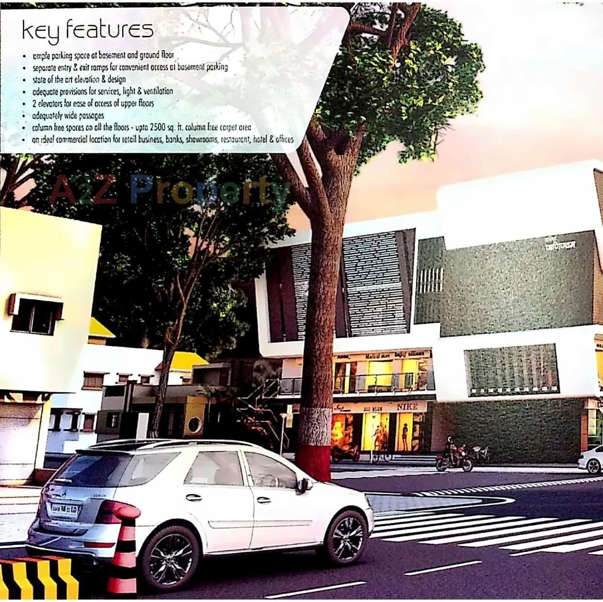 3D Elevation of real estate project Vashisth Vanijyam located at Vallabh-vidhyanagar, Anand, Gujarat