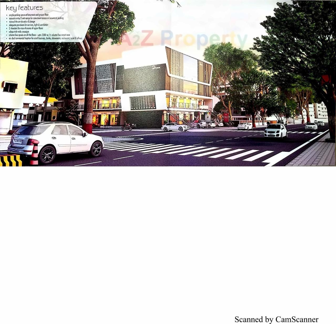 3D Elevation of real estate project Vashisth Vanijyam located at Vallabh-vidhyanagar, Anand, Gujarat