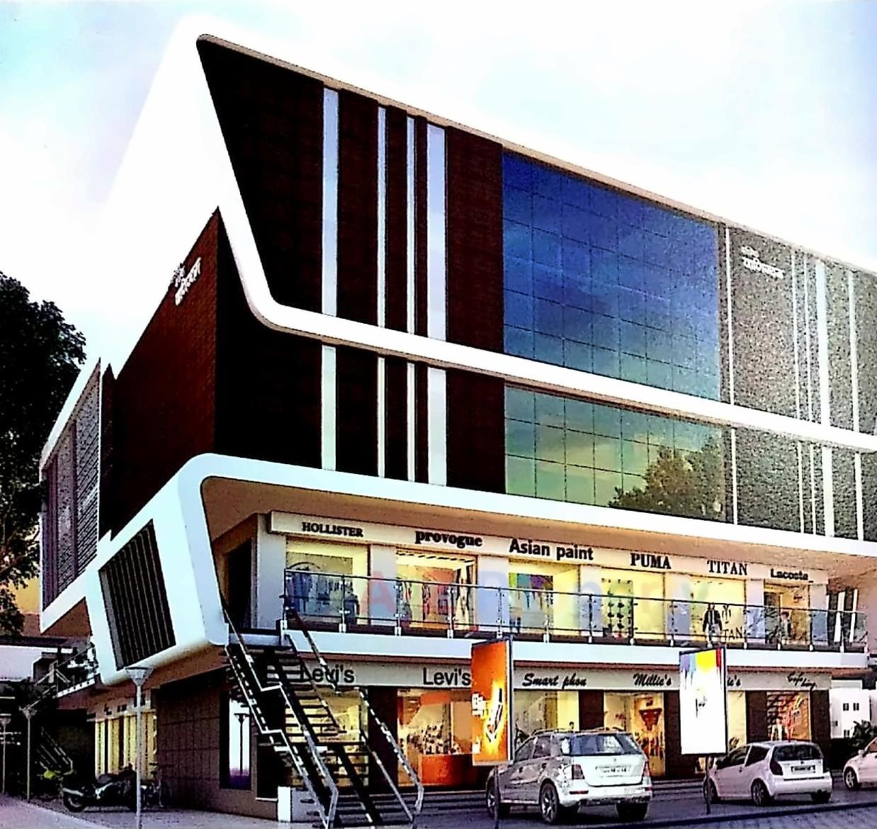 3D Elevation of real estate project Vashisth Vanijyam located at Vallabh-vidhyanagar, Anand, Gujarat