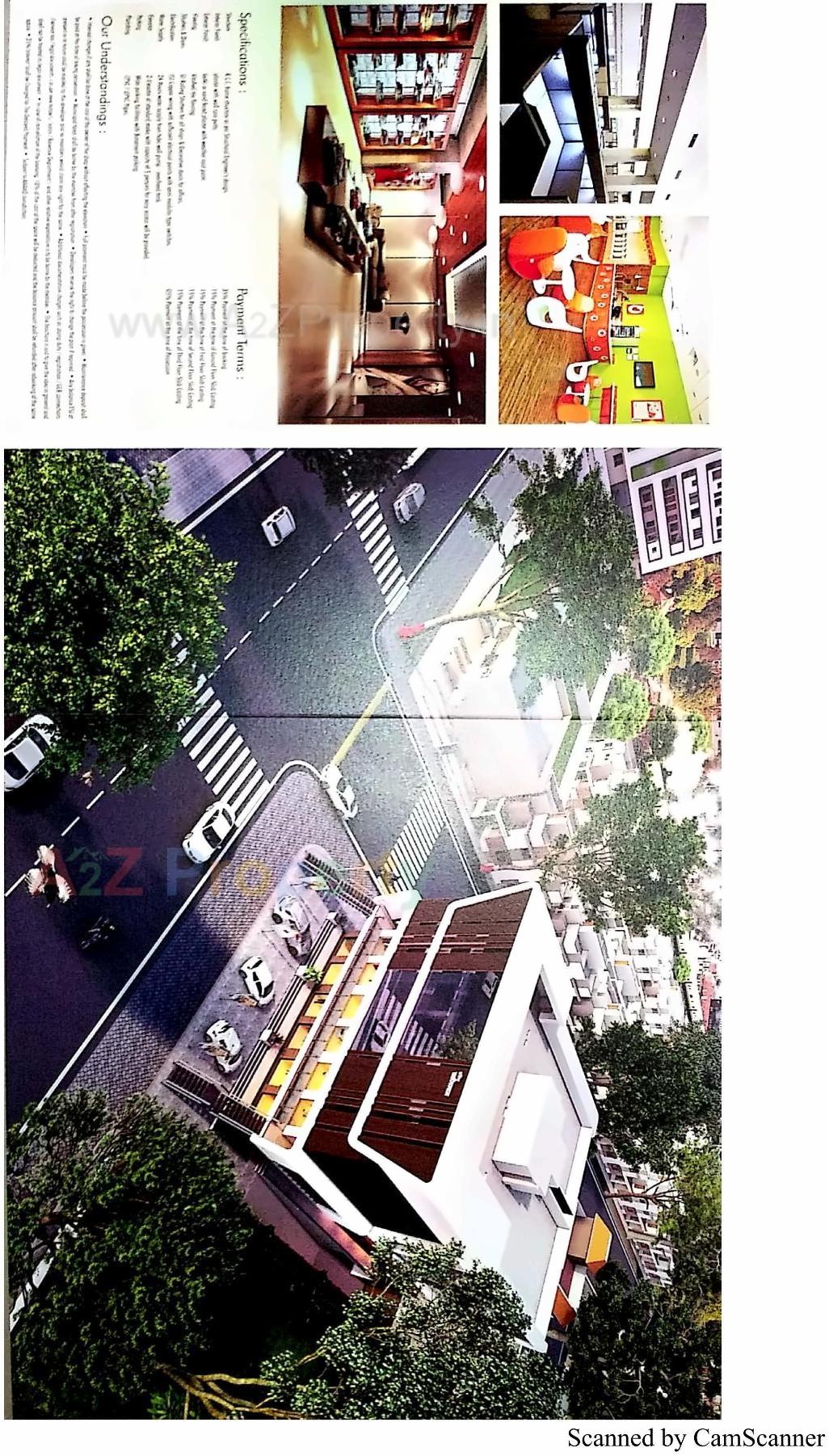 3D Elevation of real estate project Vashisth Vanijyam located at Vallabh-vidhyanagar, Anand, Gujarat