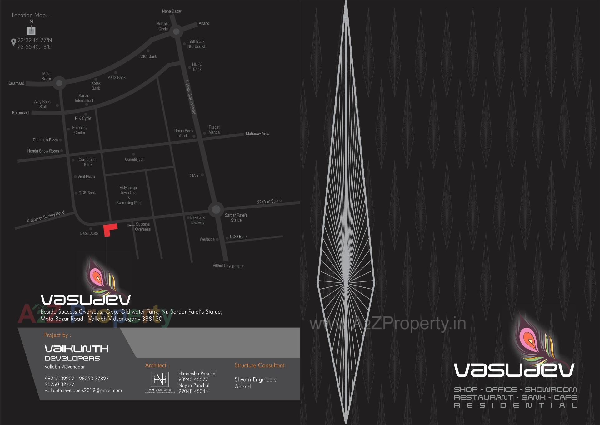  of real estate project Vasudev located at Vallabh-vidhyanagar, Anand, Gujarat