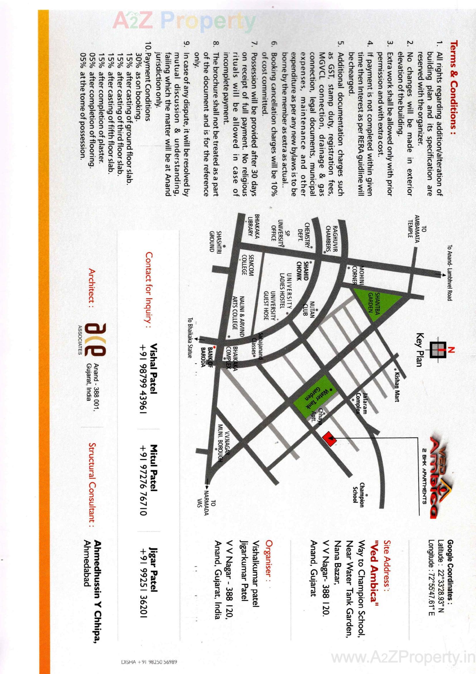  of real estate project Ved Ambica located at Vallabh-vidyanagar, Anand, Gujarat
