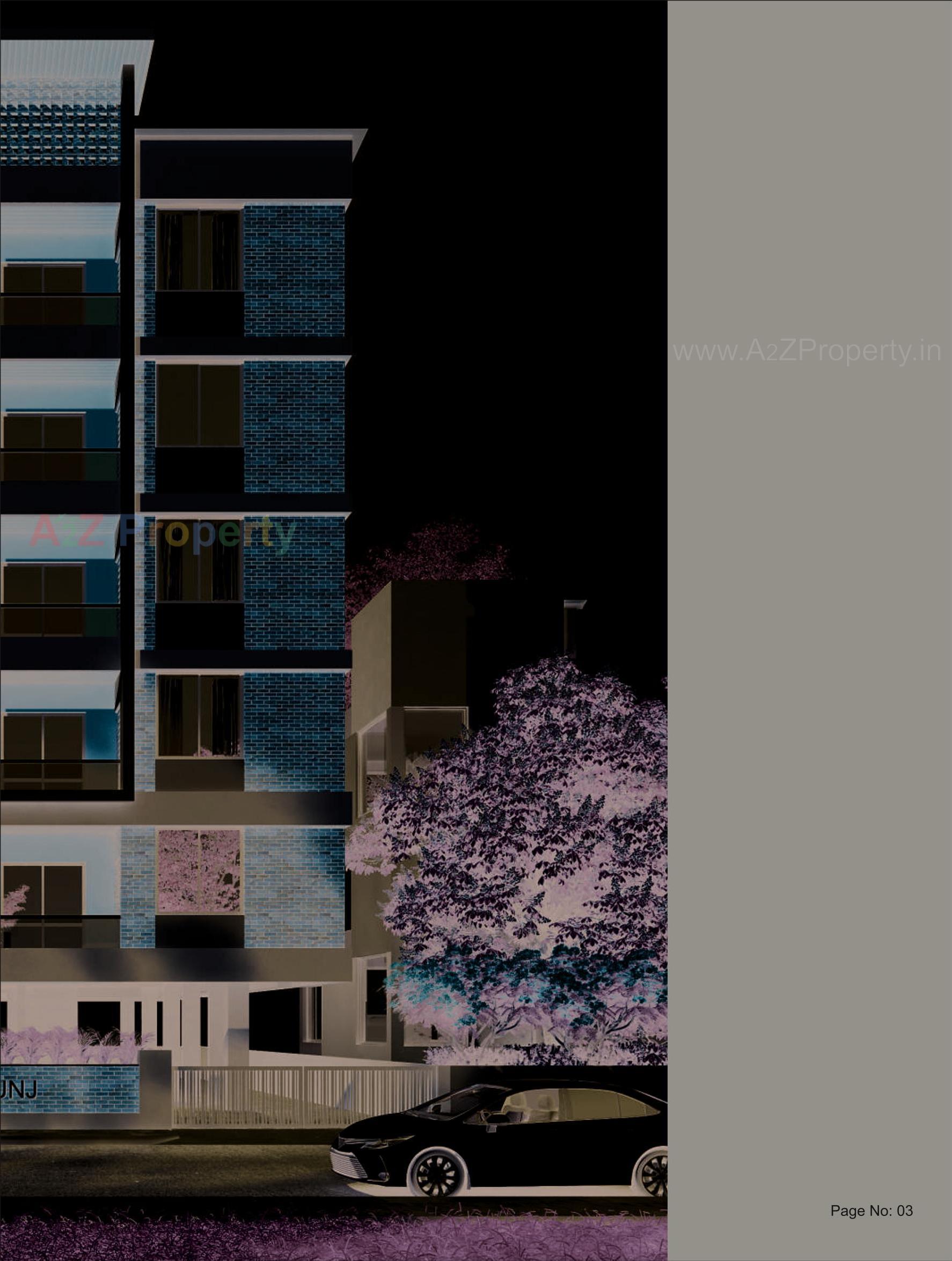 3D Elevation of real estate project Veerkunj located at Vallabh-vidhyanagar, Anand, Gujarat