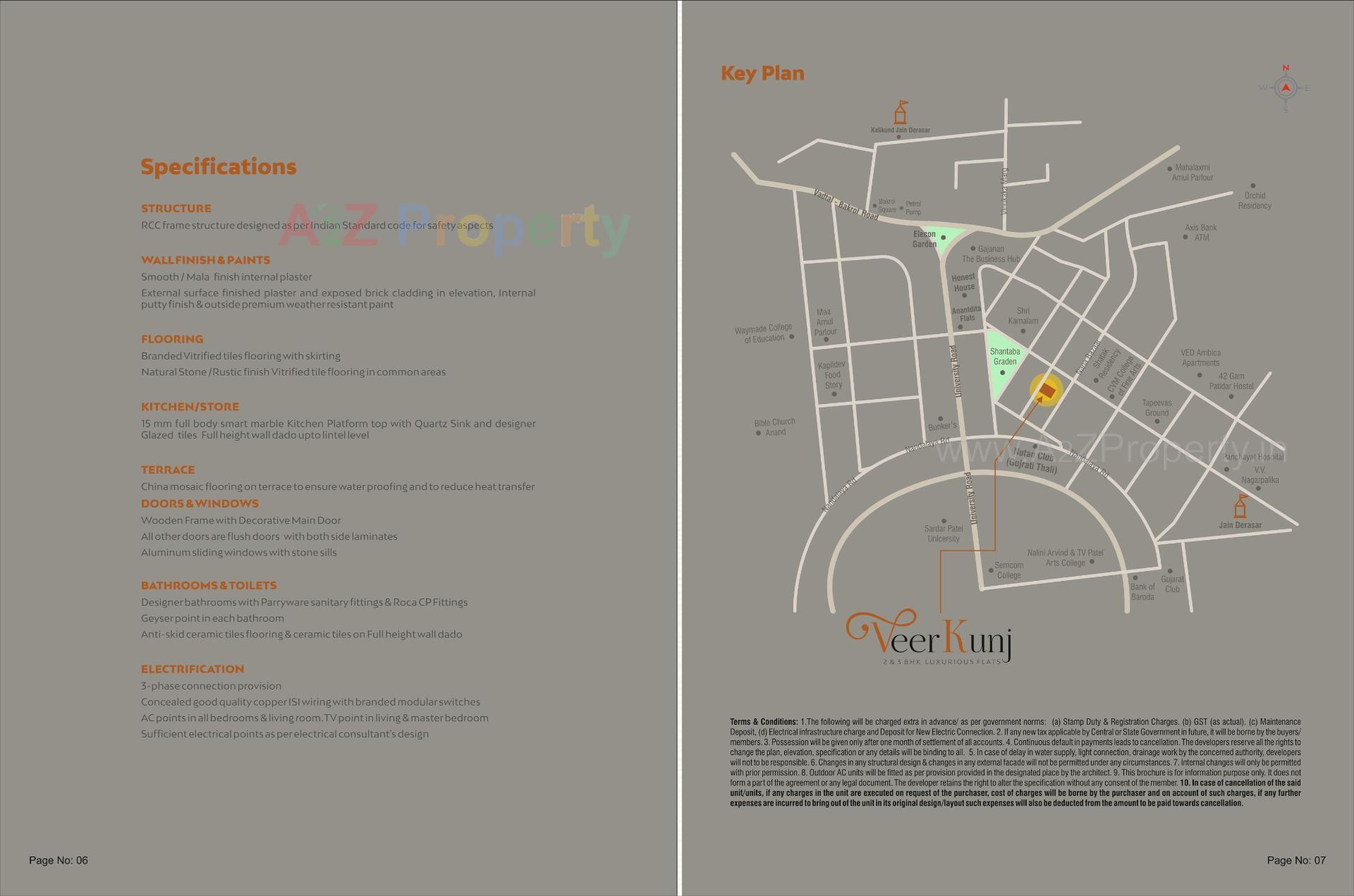  of real estate project Veerkunj located at Vallabh-vidhyanagar, Anand, Gujarat