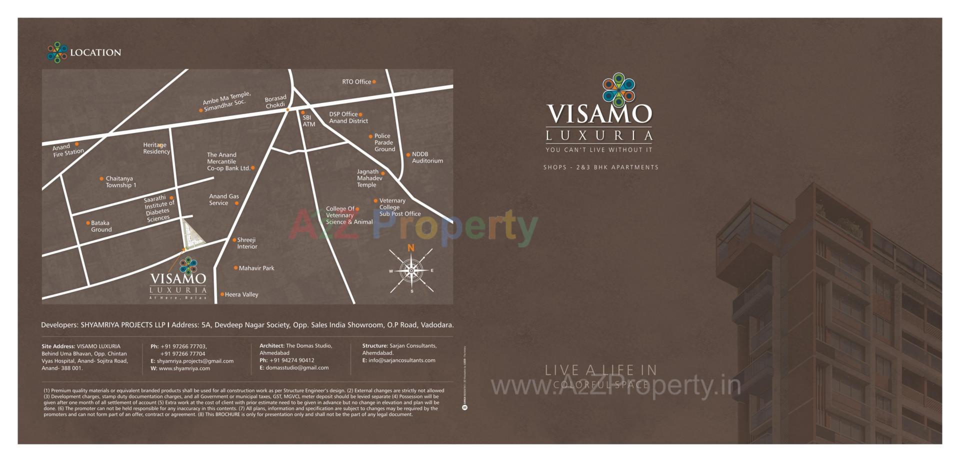  of real estate project Visamo Luxuria located at Anand, Anand, Gujarat