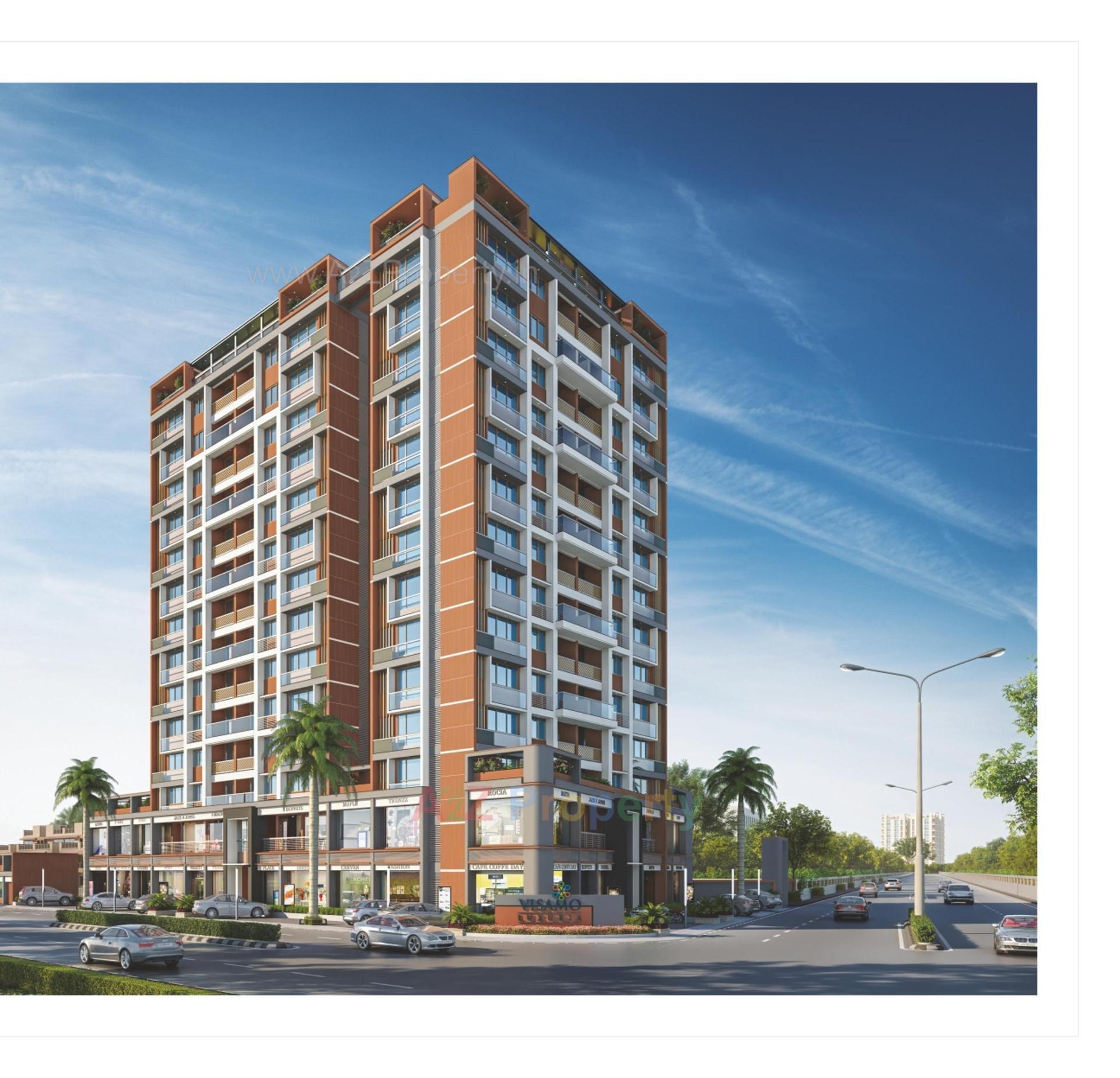 3D Elevation of real estate project Visamo Luxuria located at Anand, Anand, Gujarat