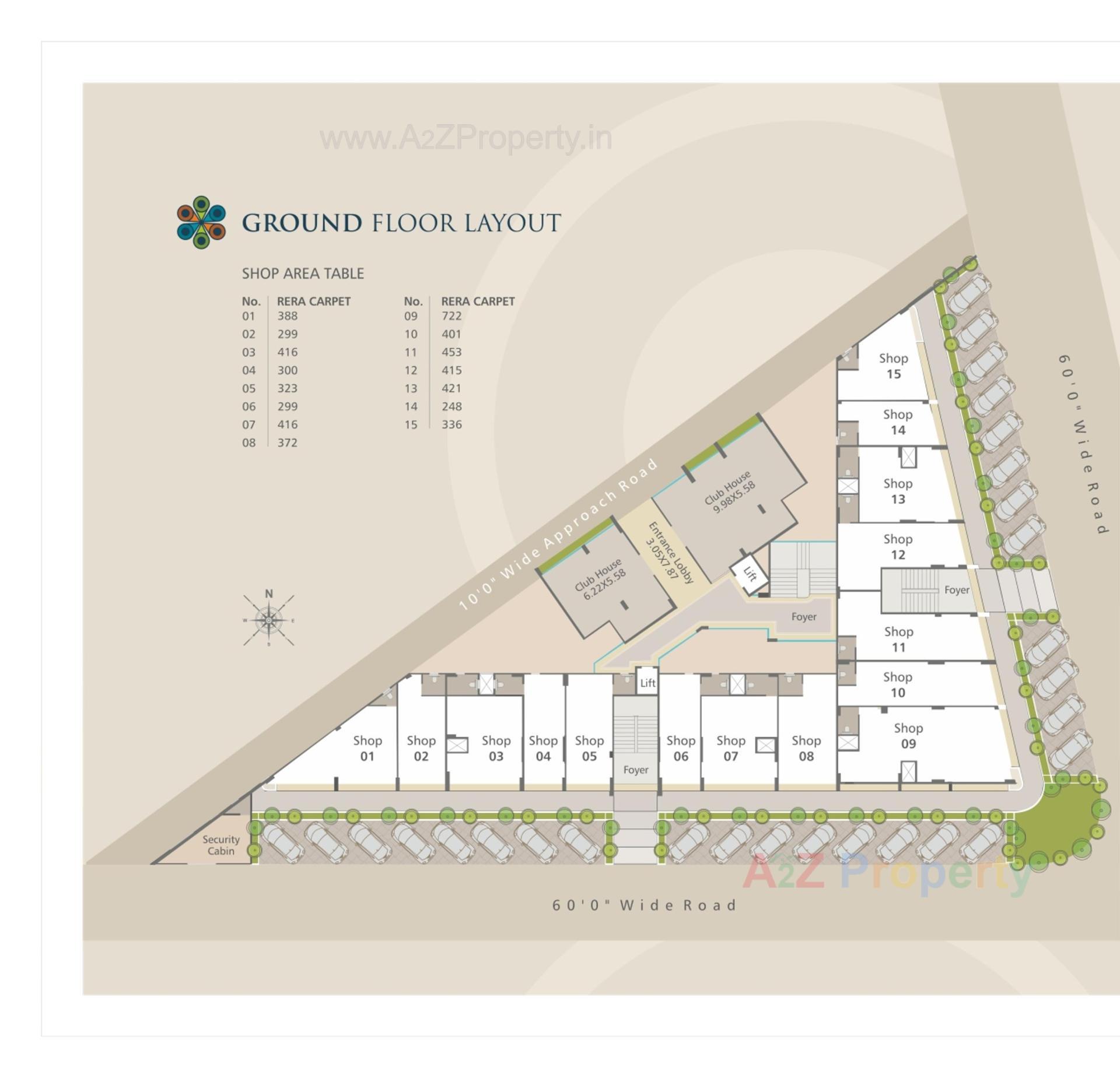 Layout of real estate project Visamo Luxuria located at Anand, Anand, Gujarat
