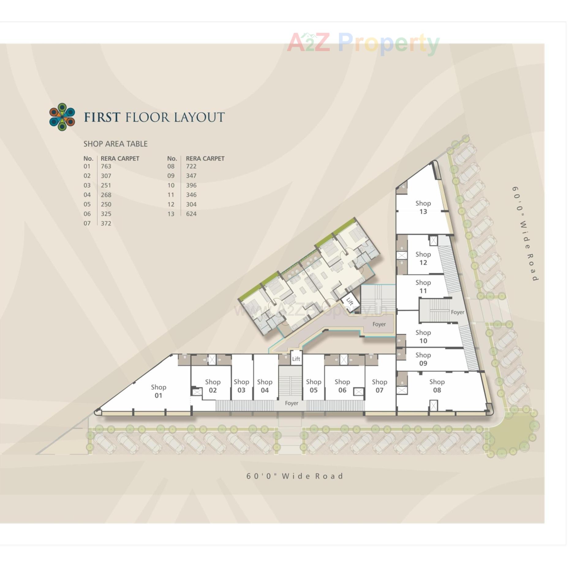 Layout of real estate project Visamo Luxuria located at Anand, Anand, Gujarat
