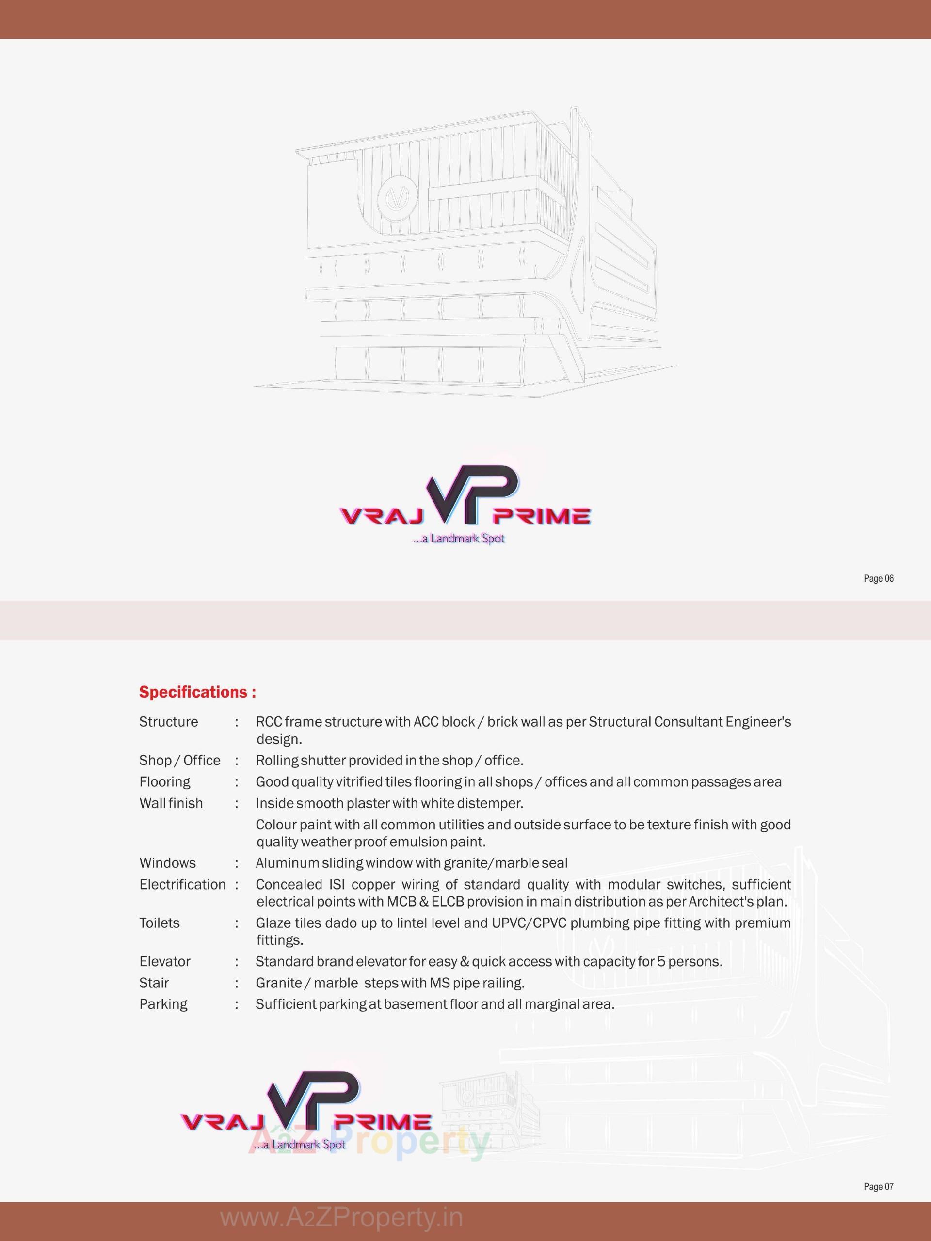  of real estate project Vraj Prime located at Vallabh-vidhyanagar, Anand, Gujarat