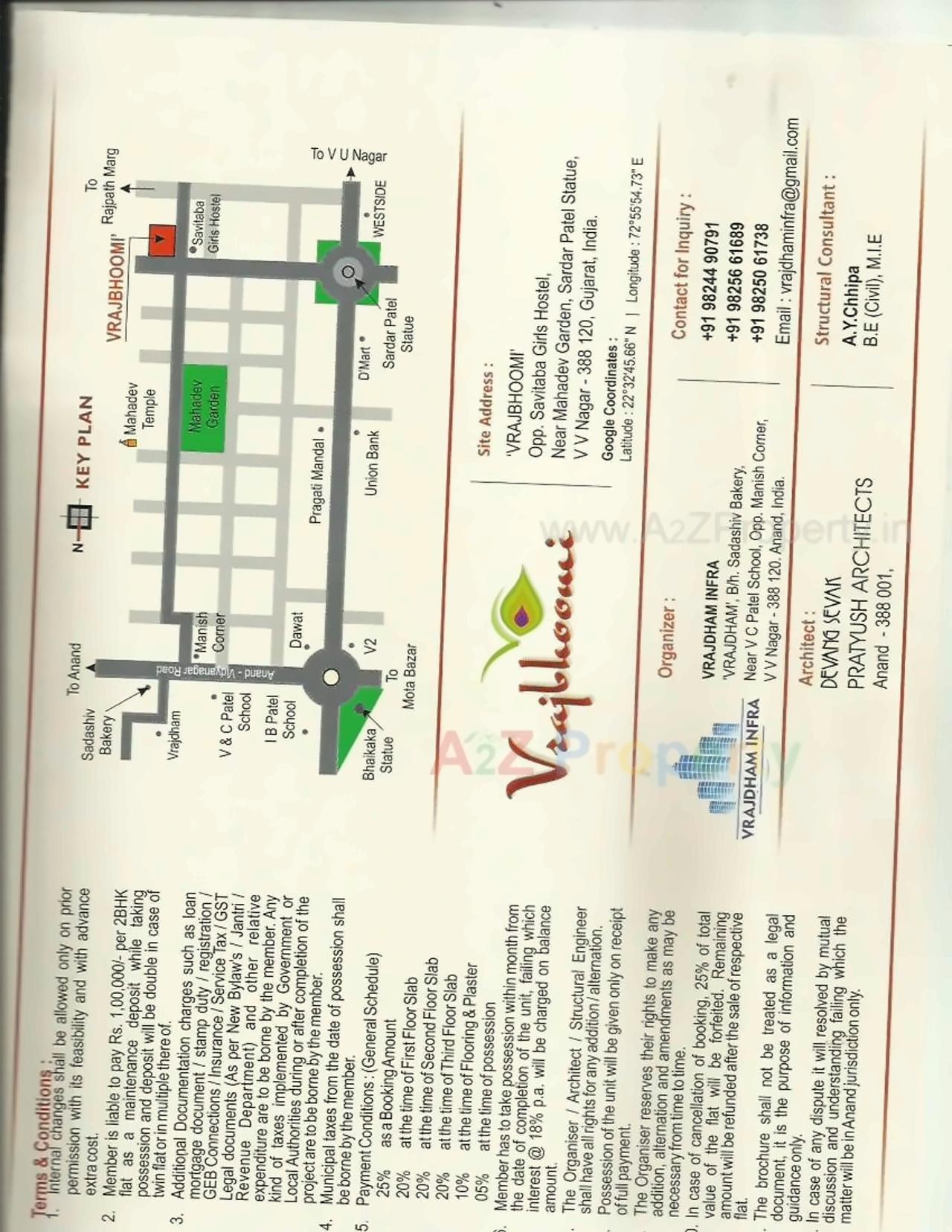  of real estate project Vrajbhoomi located at Vallabh-vidhyanagar, Anand, Gujarat