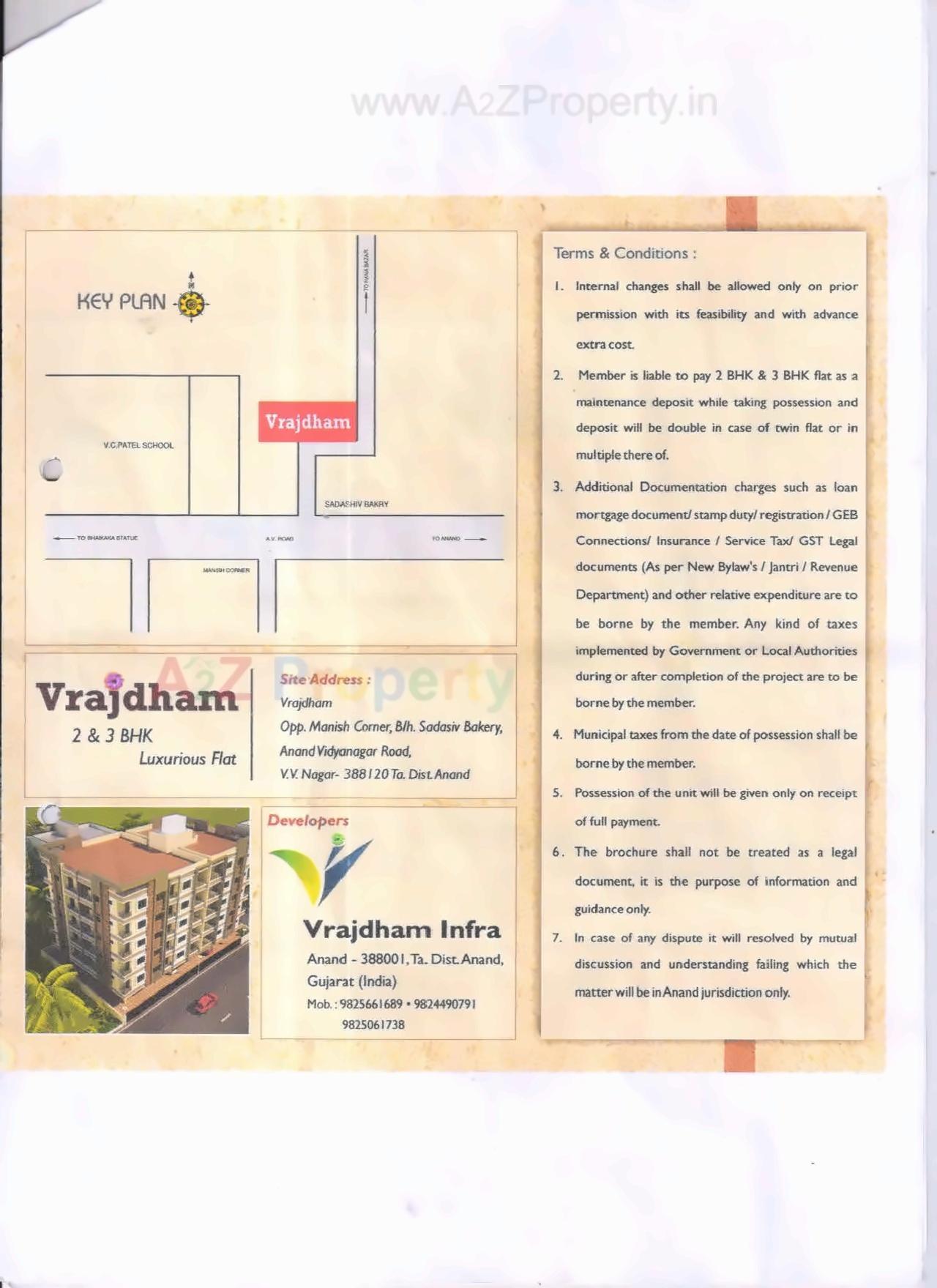  of real estate project Vrajdham located at Vallabh-vidhyanagar, Anand, Gujarat