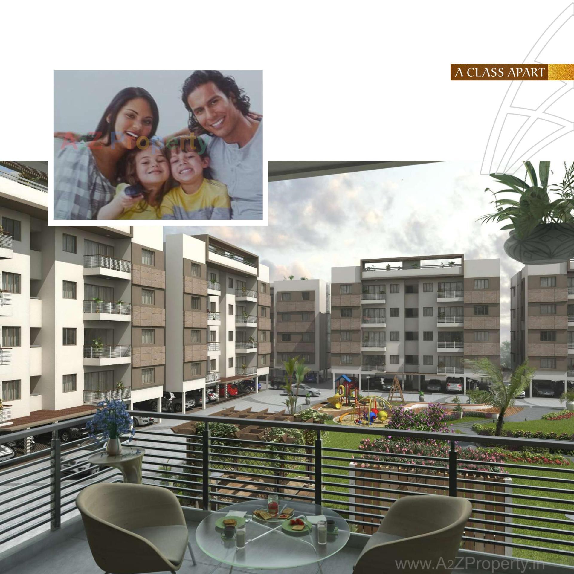 3D Elevation of real estate project Zaveri Heights located at Borsad, Anand, Gujarat