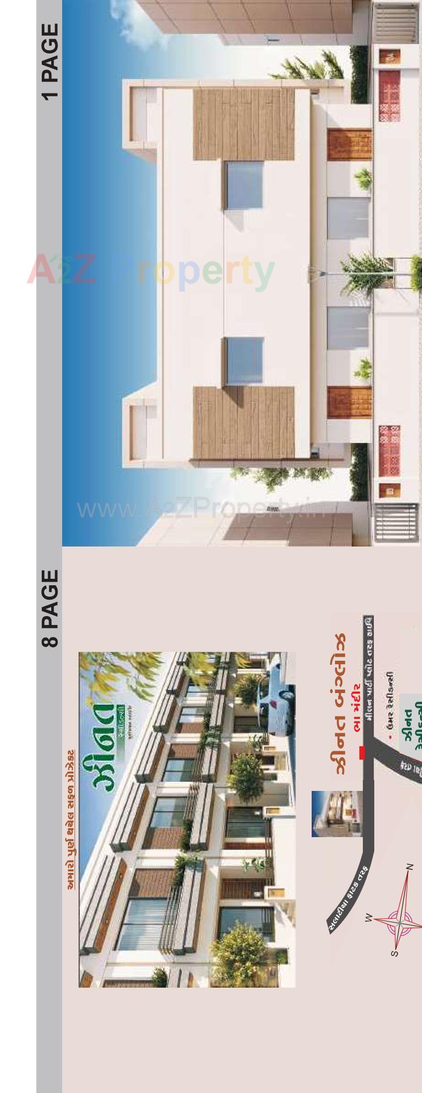 Layout of real estate project Zeenat Bungalows located at Anand, Anand, Gujarat