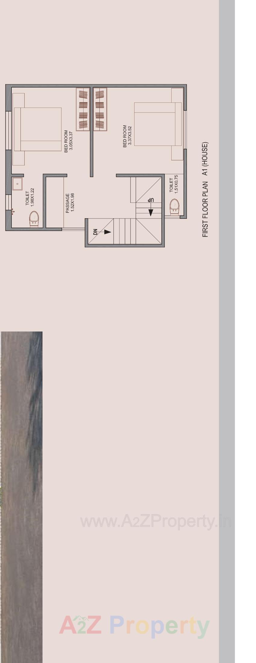 Layout of real estate project Zeenat Bungalows located at Anand, Anand, Gujarat