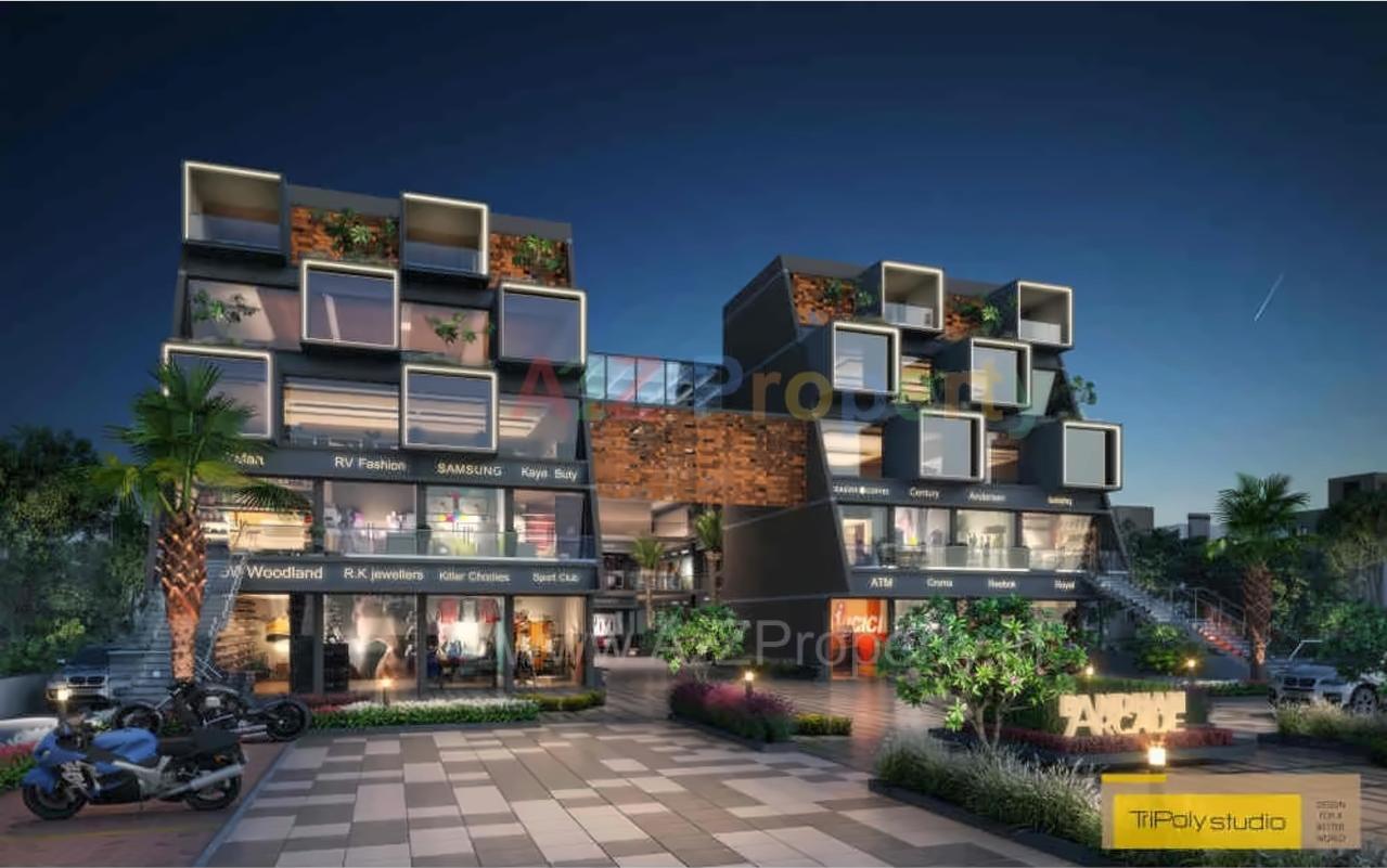 3D Elevation of real estate project Bandhan Arcade located at Modasa, Aravalli, Gujarat