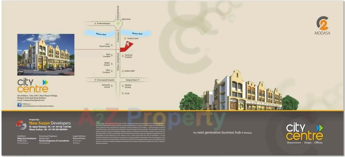  of real estate project City Center located at Modasa, Aravalli, Gujarat