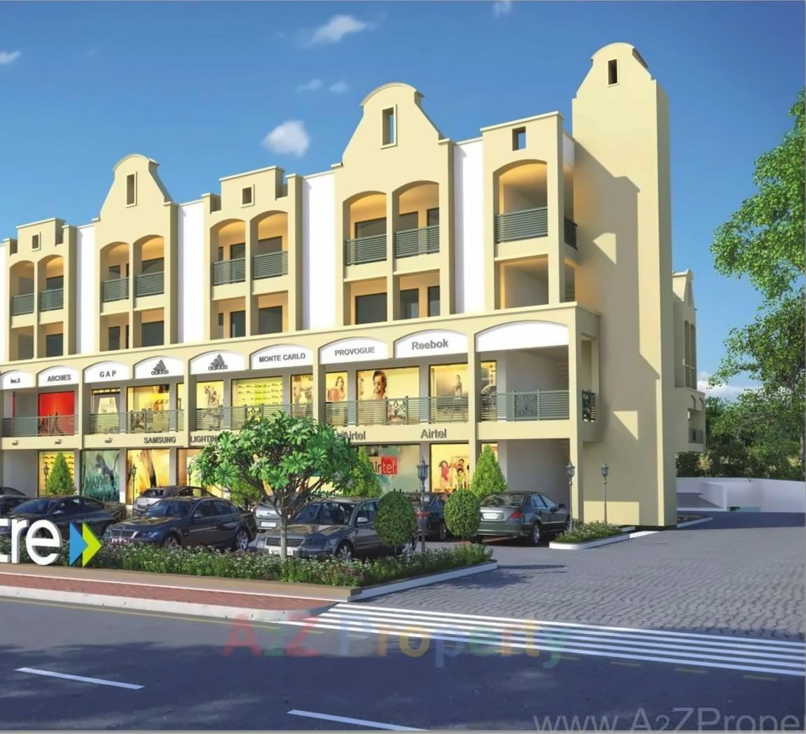 3D Elevation of real estate project City Center located at Modasa, Aravalli, Gujarat