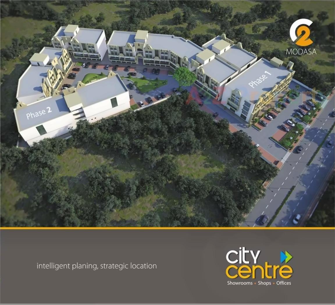 3D Elevation of real estate project City Center located at Modasa, Aravalli, Gujarat